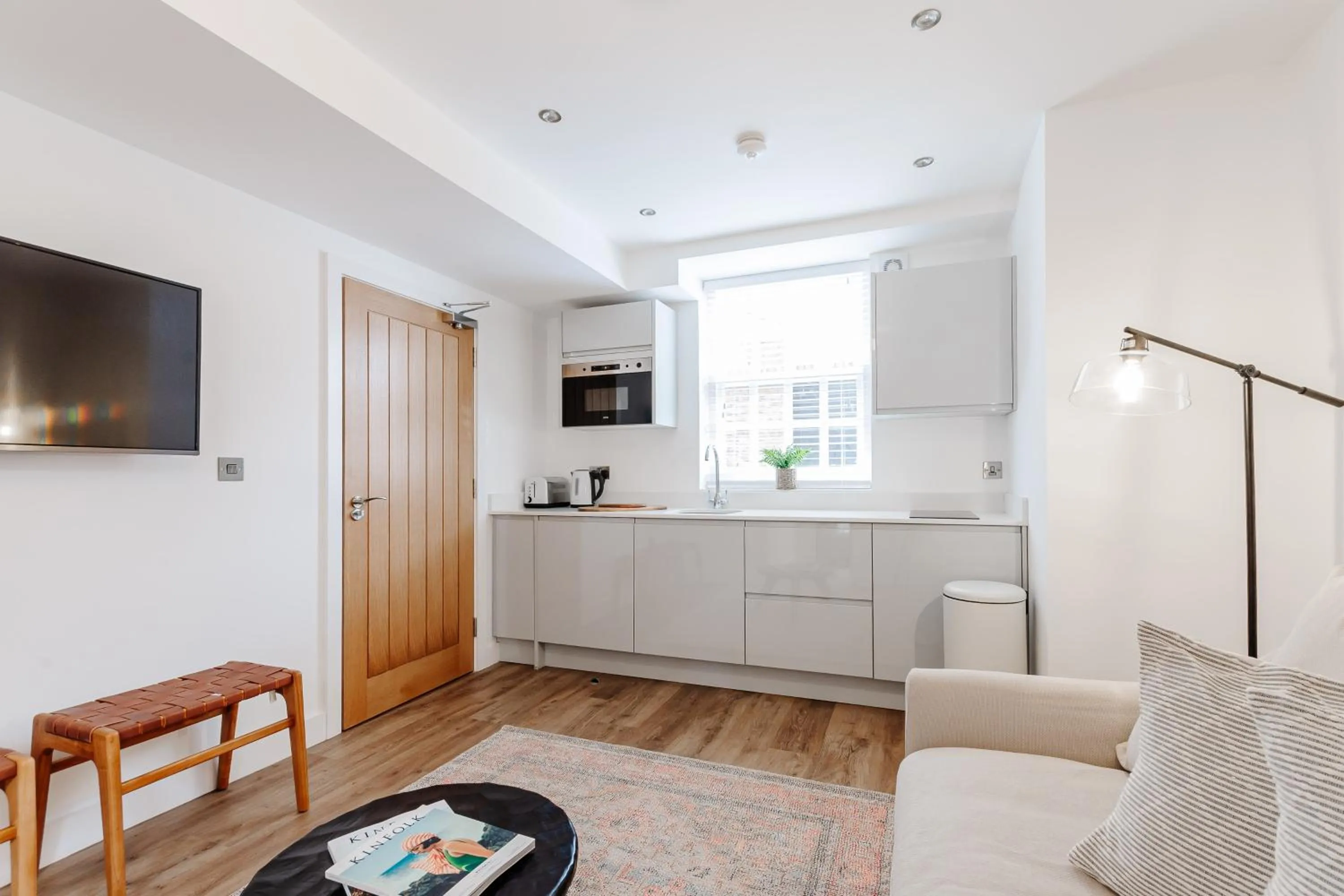 Kitchen or kitchenette in 14-16 Grosvenor Street Stylish Apartments - Chester