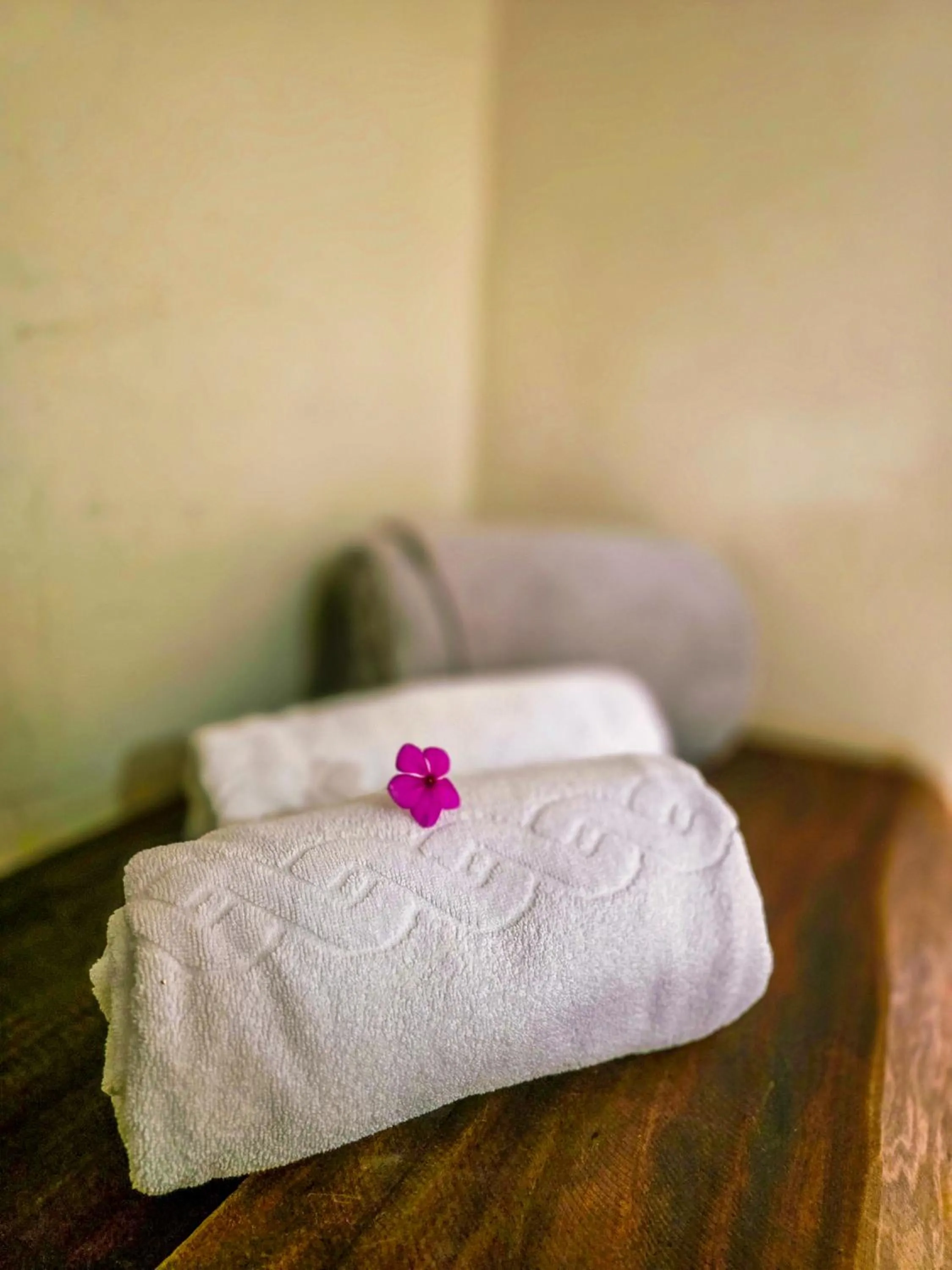 towels, Bed in Vila Sancar Pousada