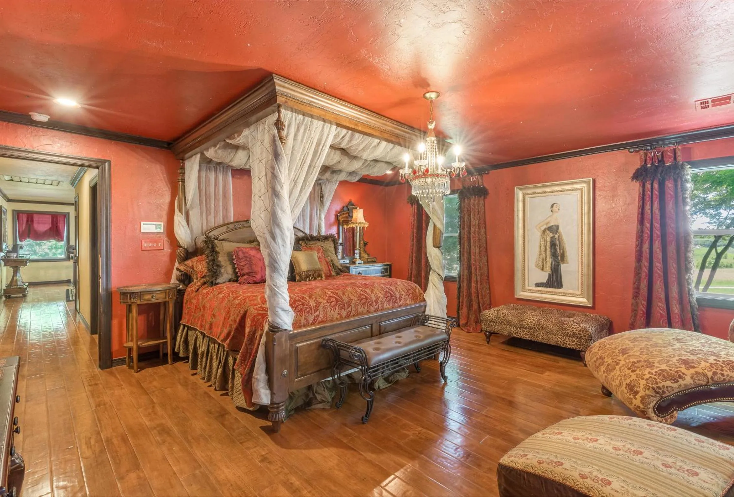 Bed in The Funky Monkey Inn