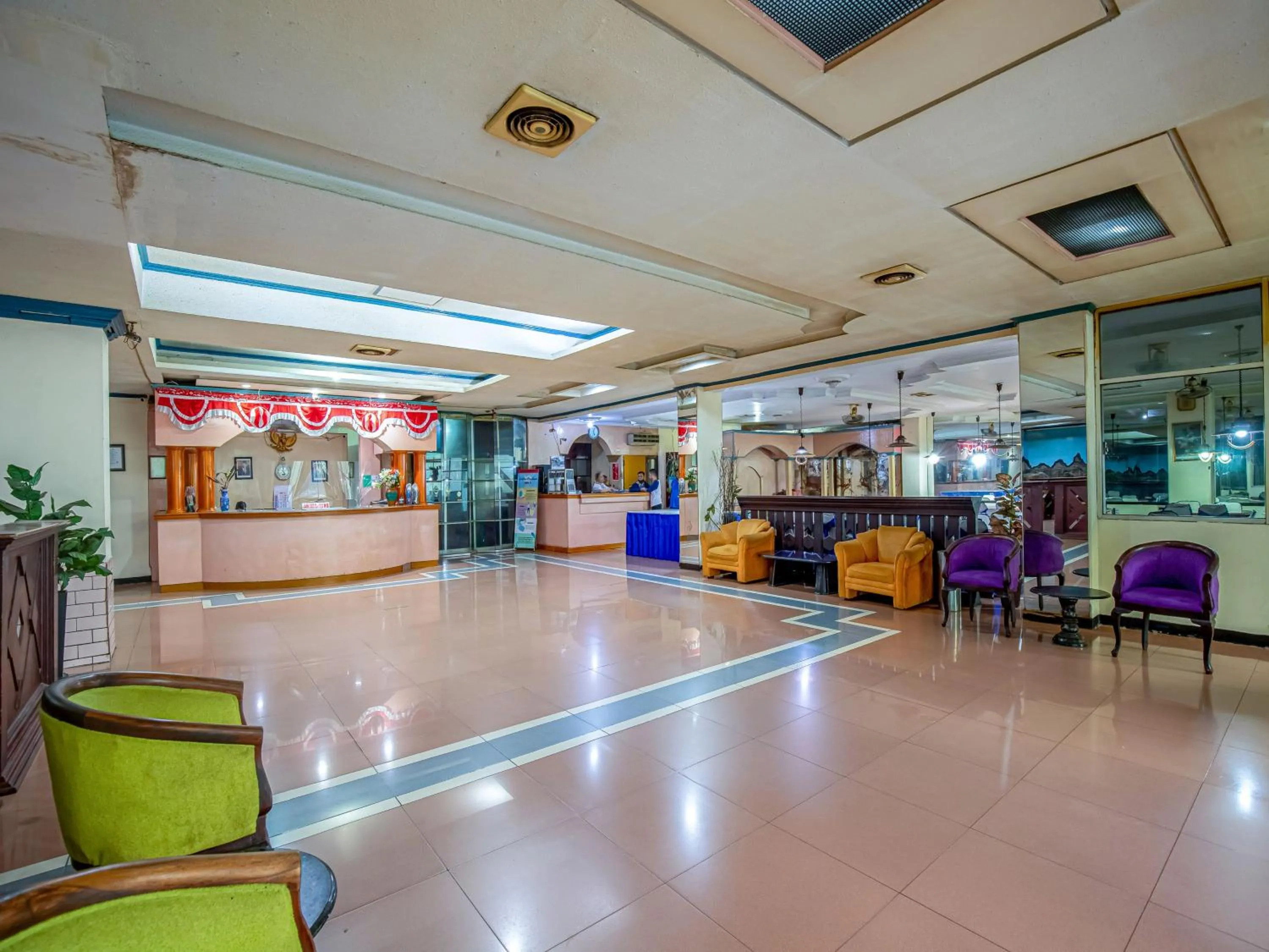 Lobby or reception in Hotel Cempaka Sari