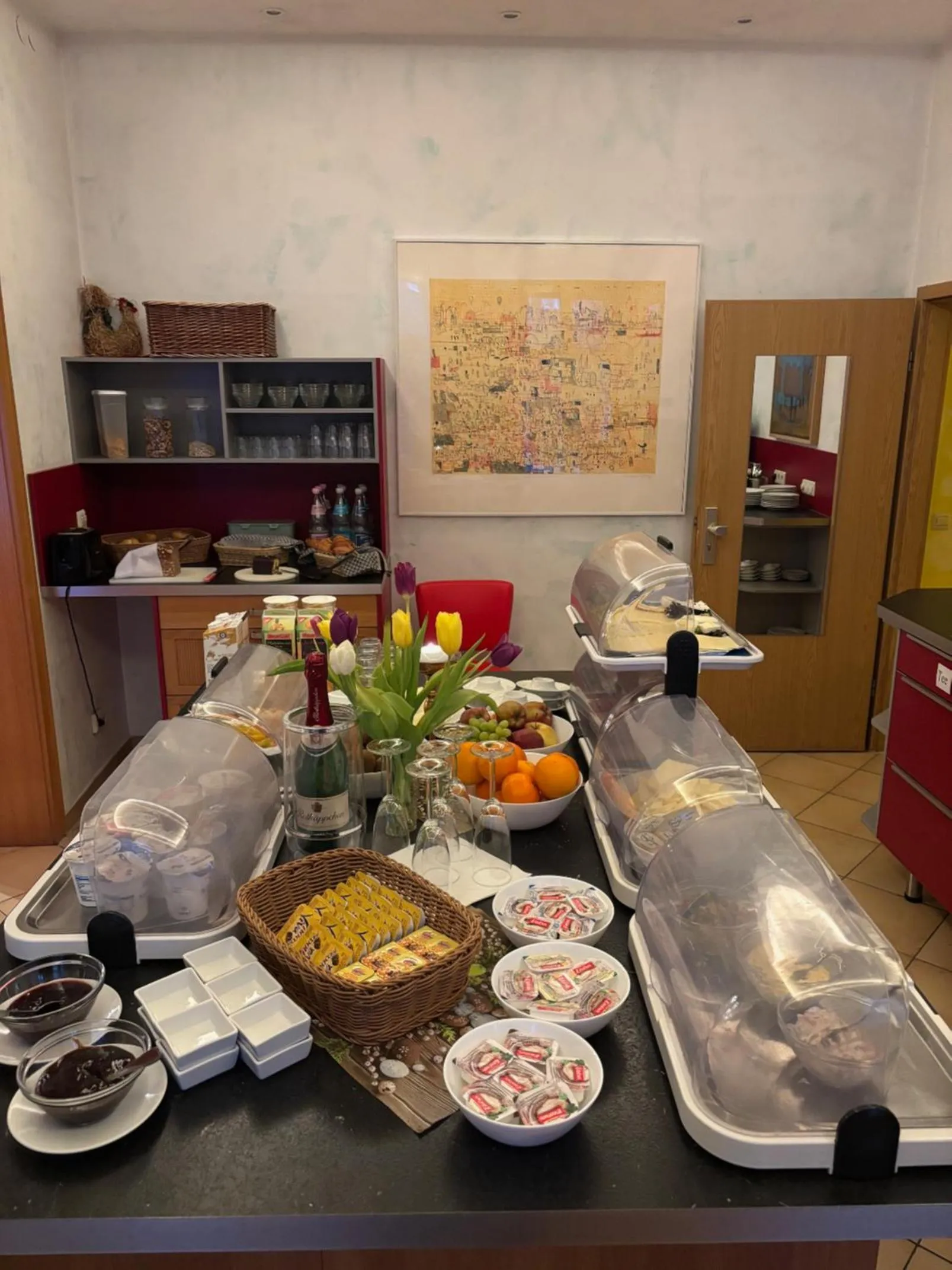 Breakfast in Bornholmer Hof im Prenzlauer Berg