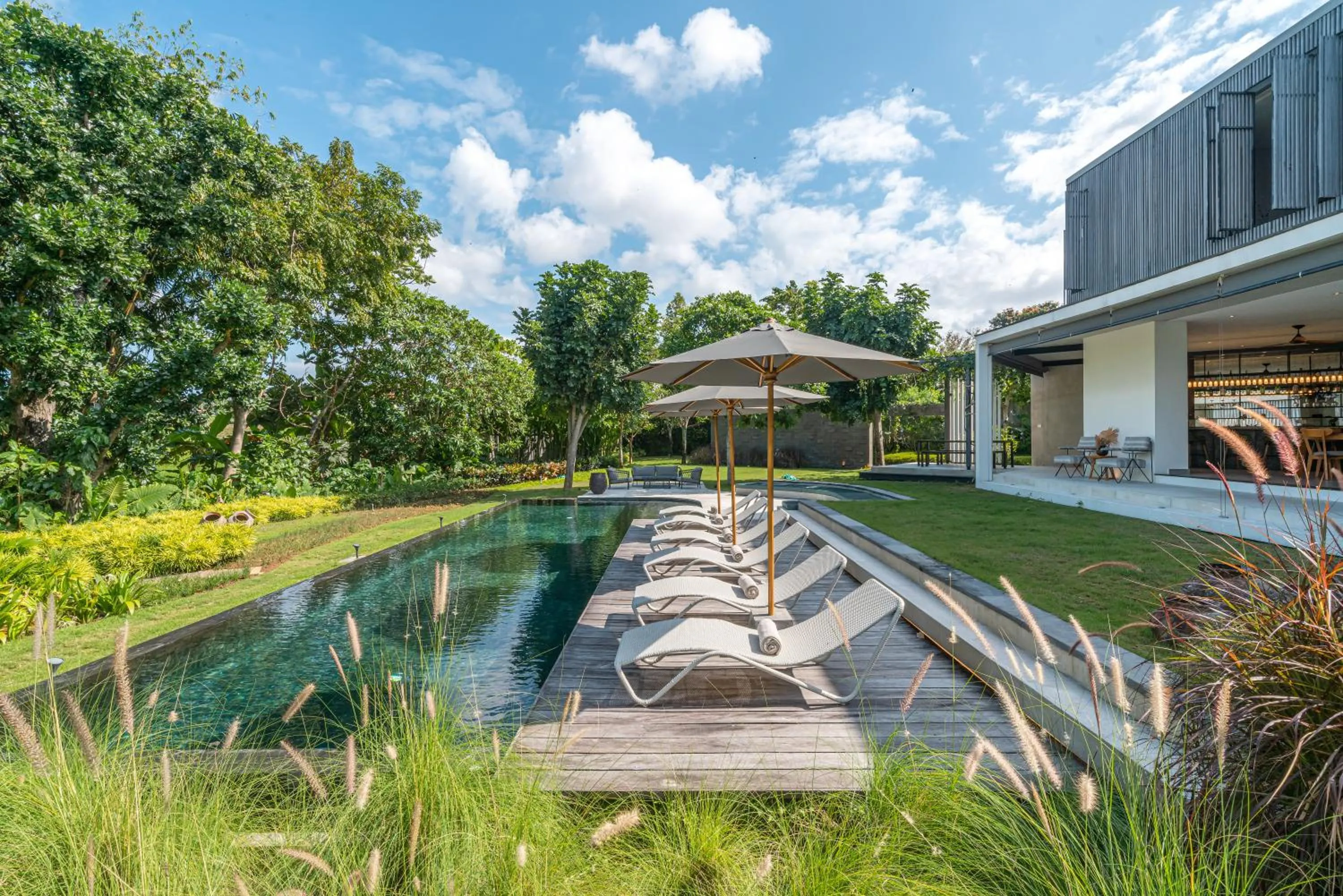 Patio in La Maison d'Ulysse - Luxury 4-Bedroom Villa with Pool in Canggu