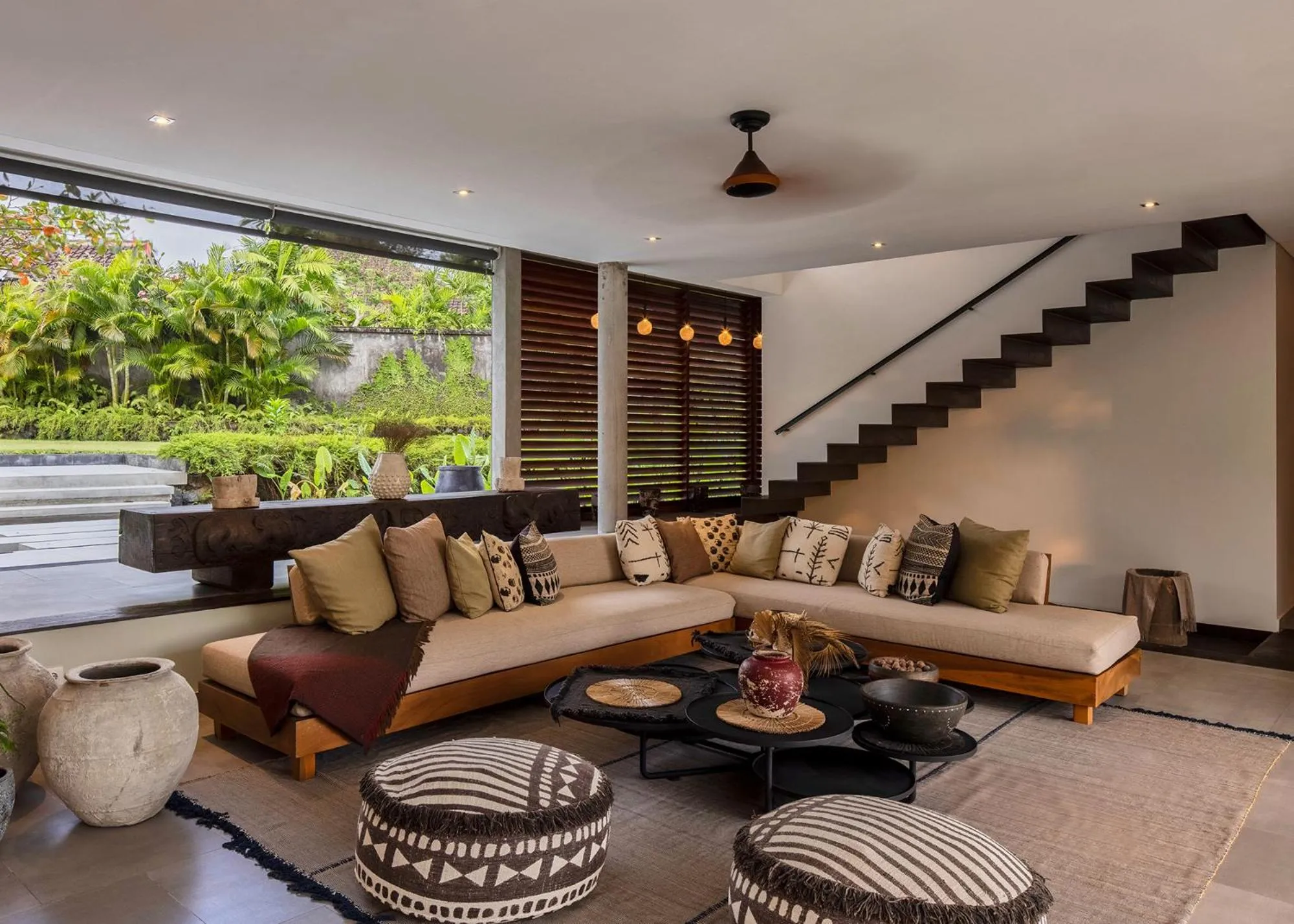 Living room in La Maison d'Ulysse - Luxury 4-Bedroom Villa with Pool in Canggu
