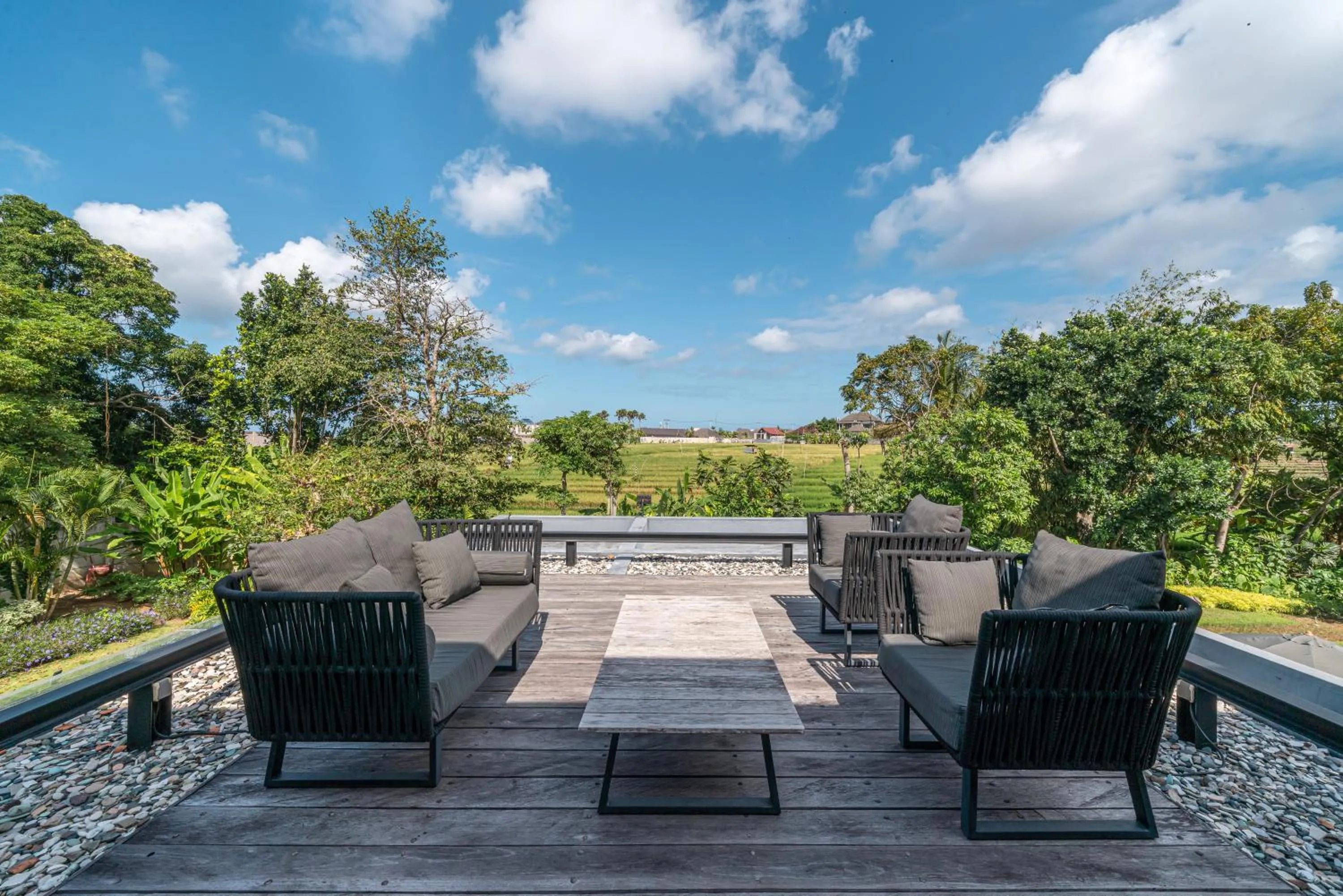 Patio in La Maison d'Ulysse - Luxury 4-Bedroom Villa with Pool in Canggu