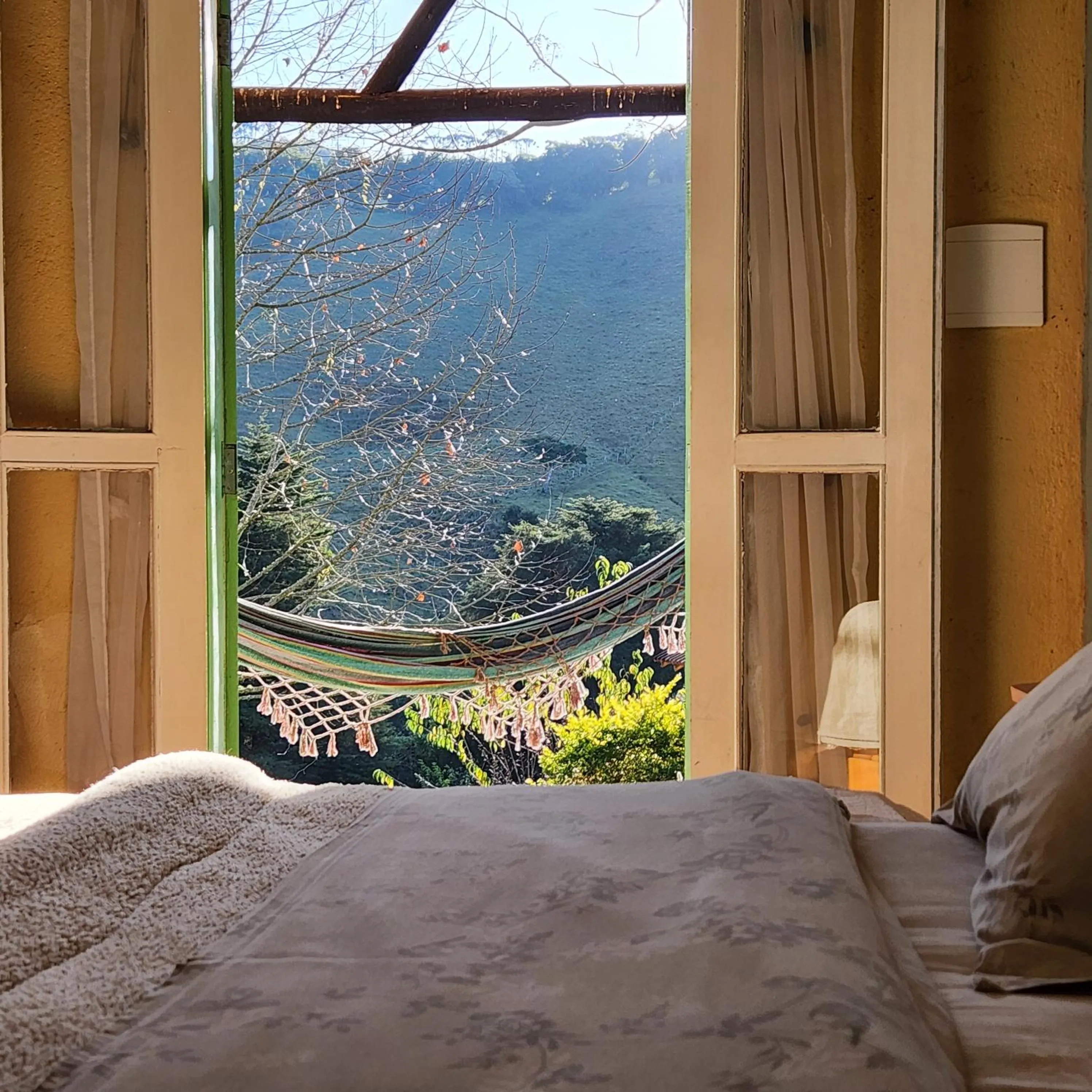 Bed in Pousada Vale Monte Azul
