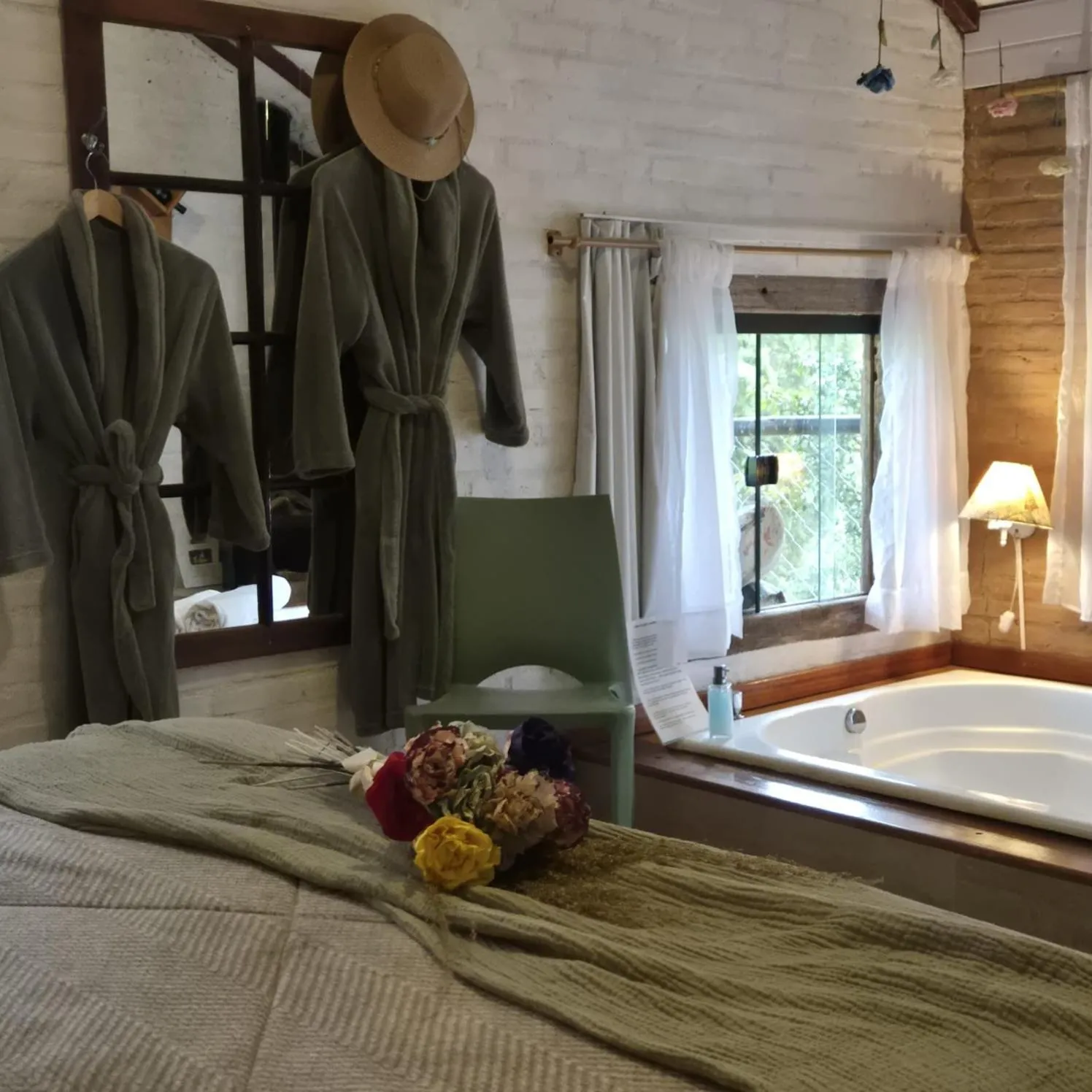 Bed in Pousada Vale Monte Azul