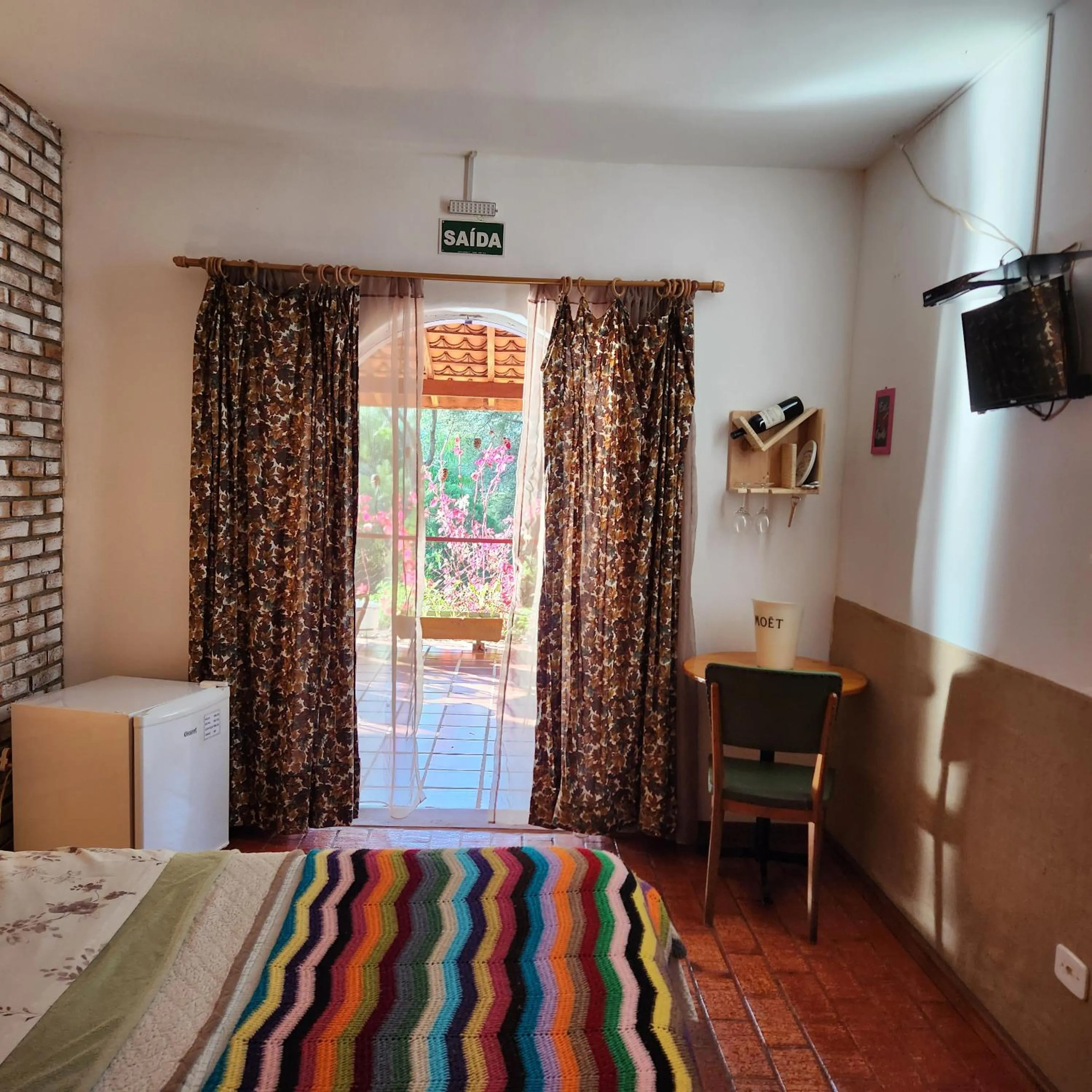 Bed in Pousada Vale Monte Azul