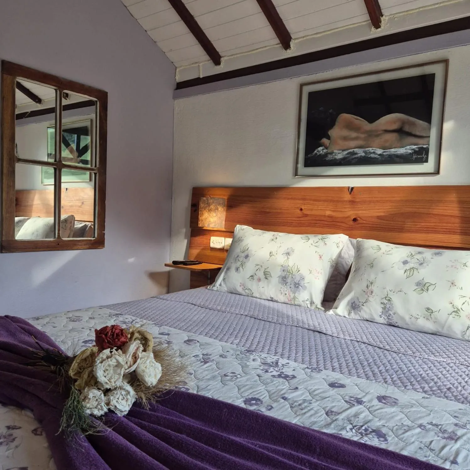 Bed in Pousada Vale Monte Azul