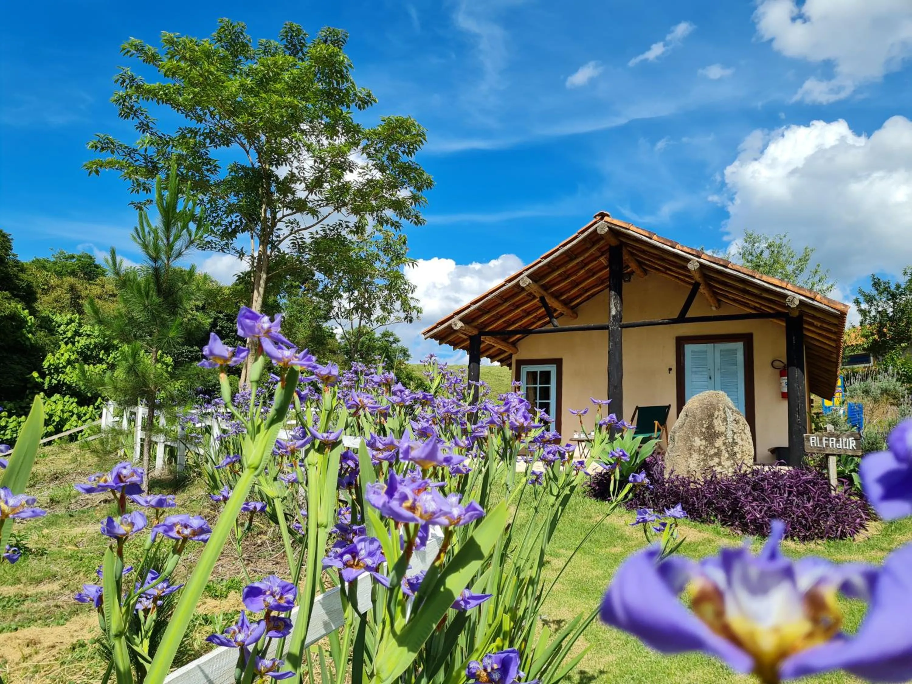 Garden in Pousada Vale Monte Azul