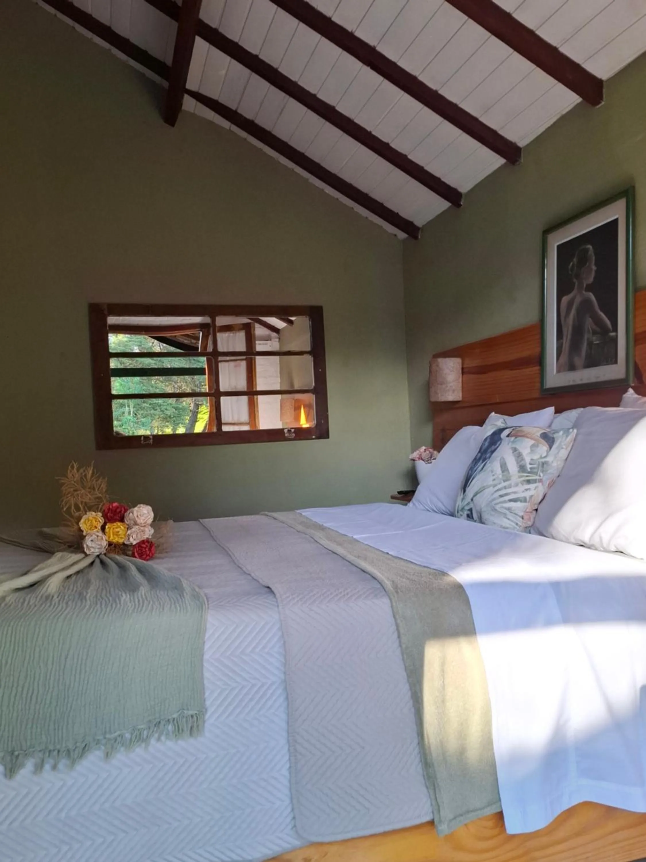 Bed in Pousada Vale Monte Azul