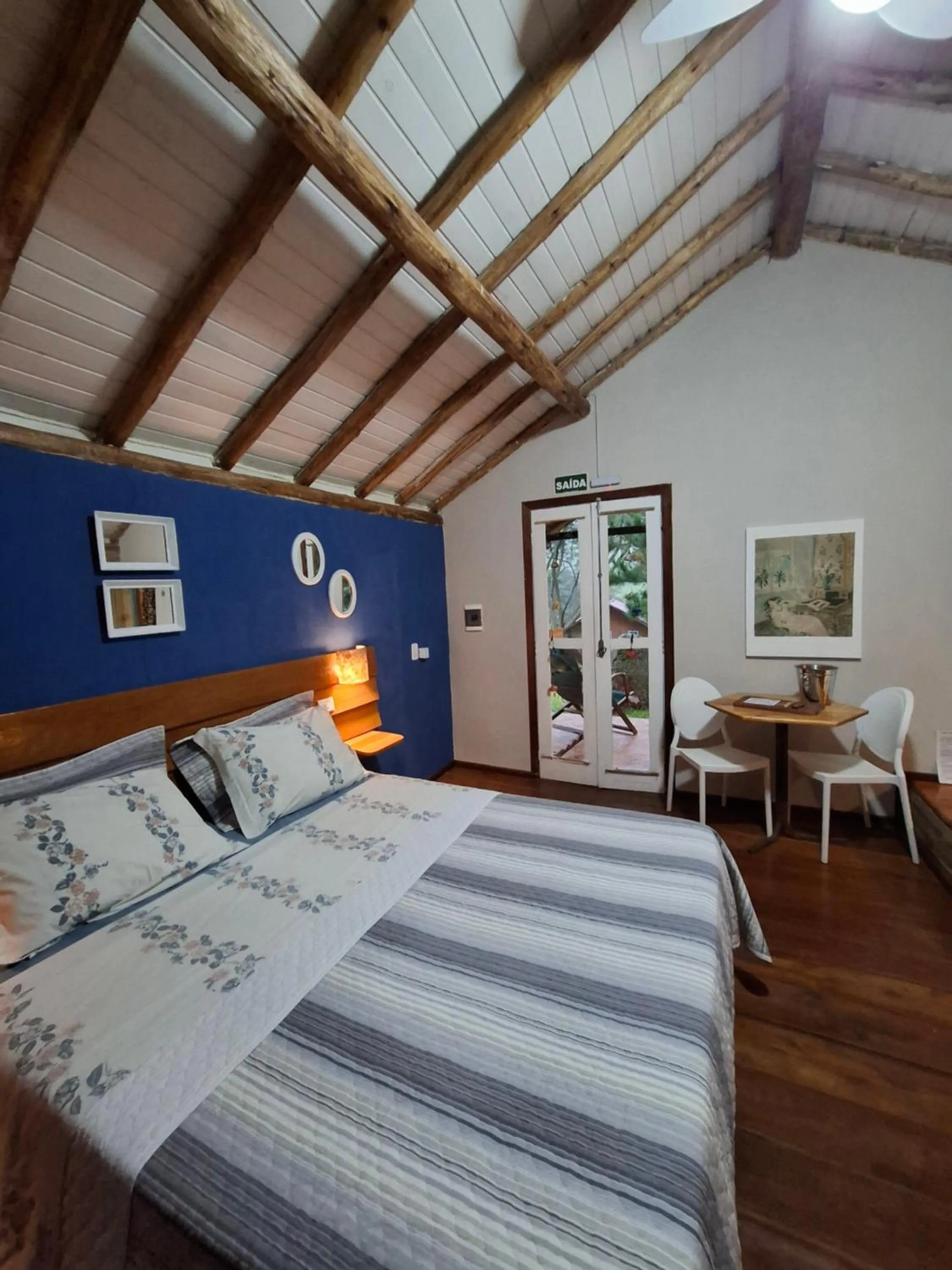 Bed in Pousada Vale Monte Azul