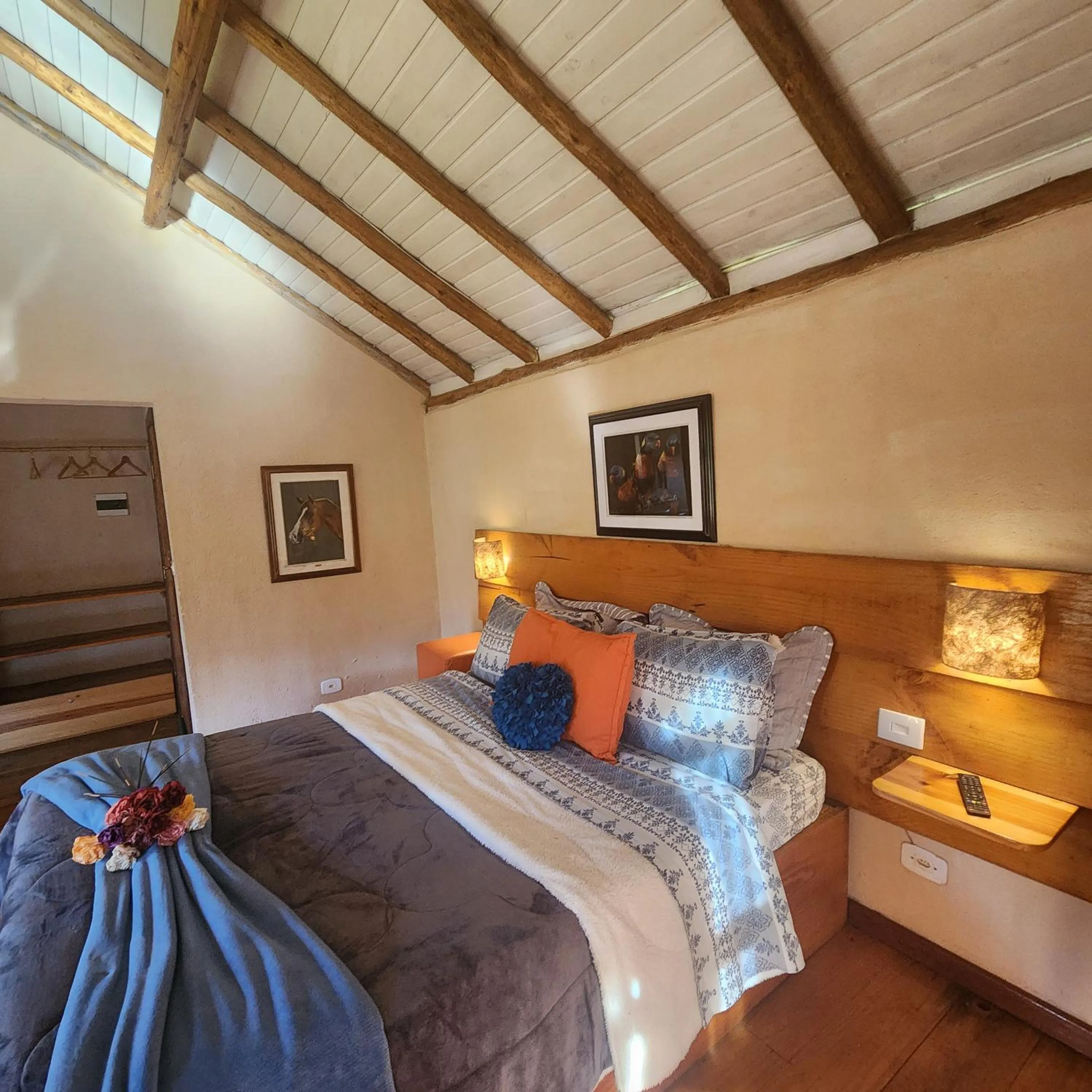 Bed in Pousada Vale Monte Azul