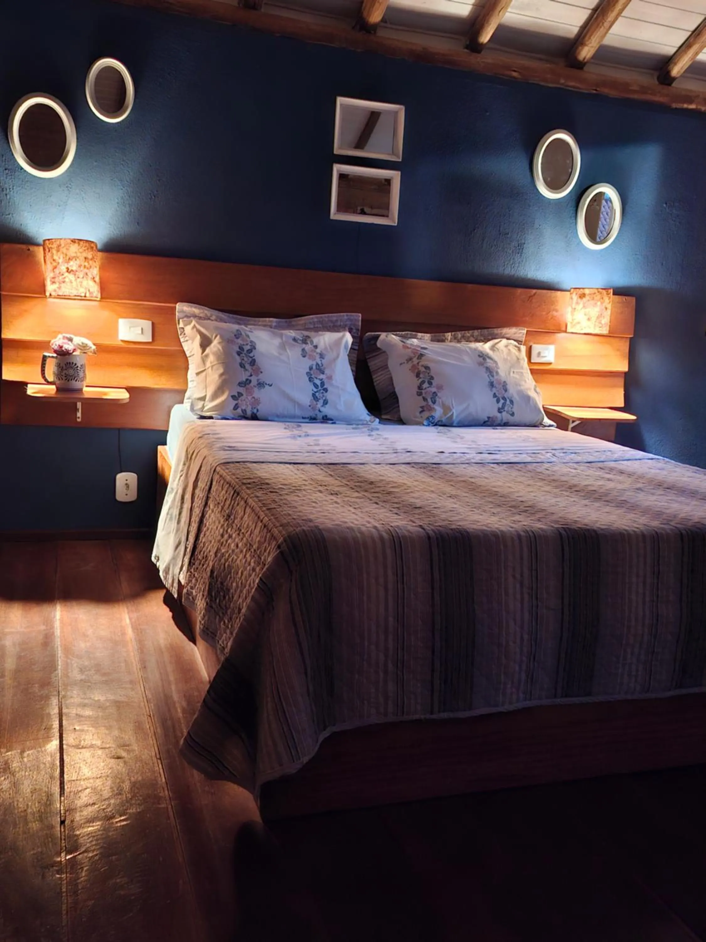 Bed in Pousada Vale Monte Azul