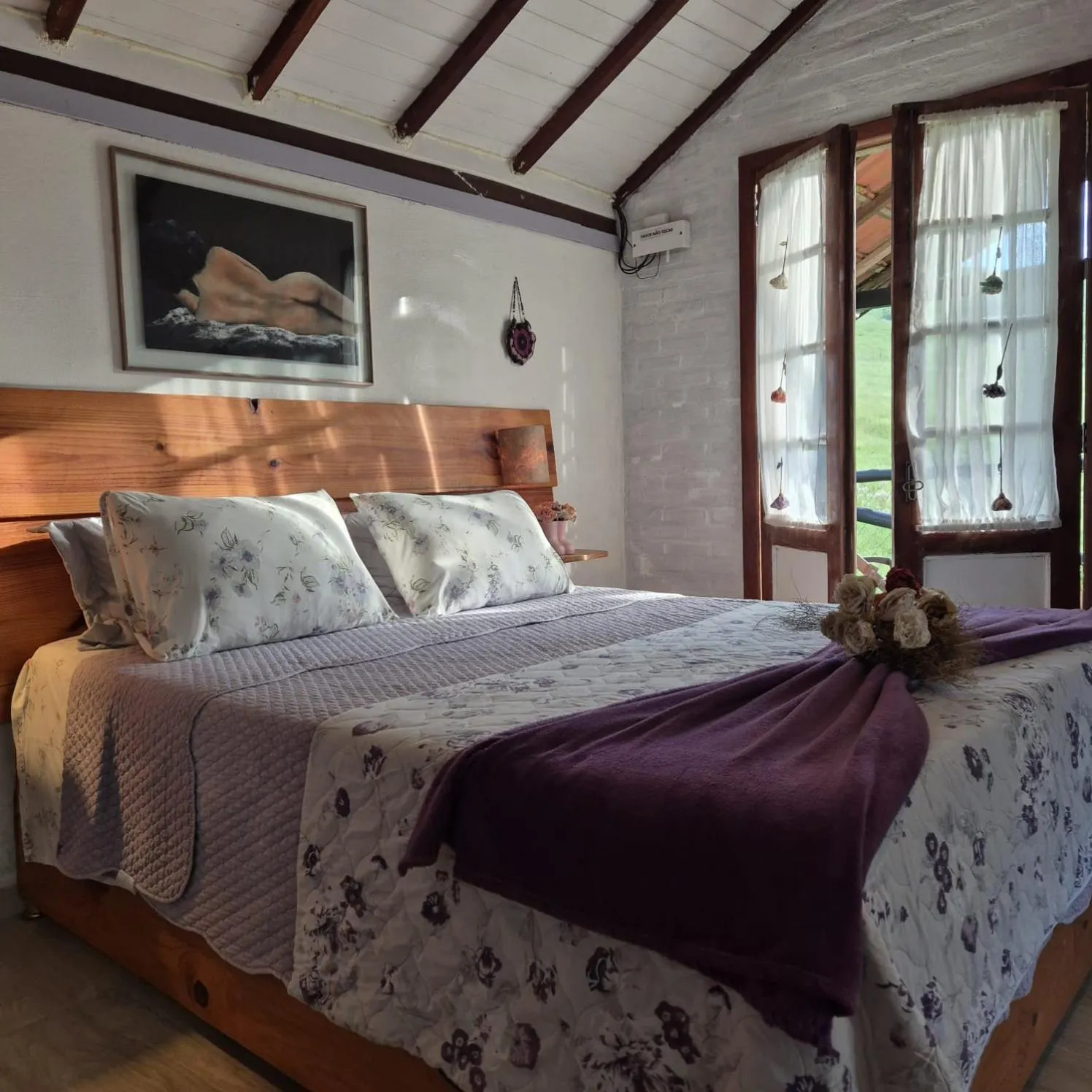 Bed in Pousada Vale Monte Azul