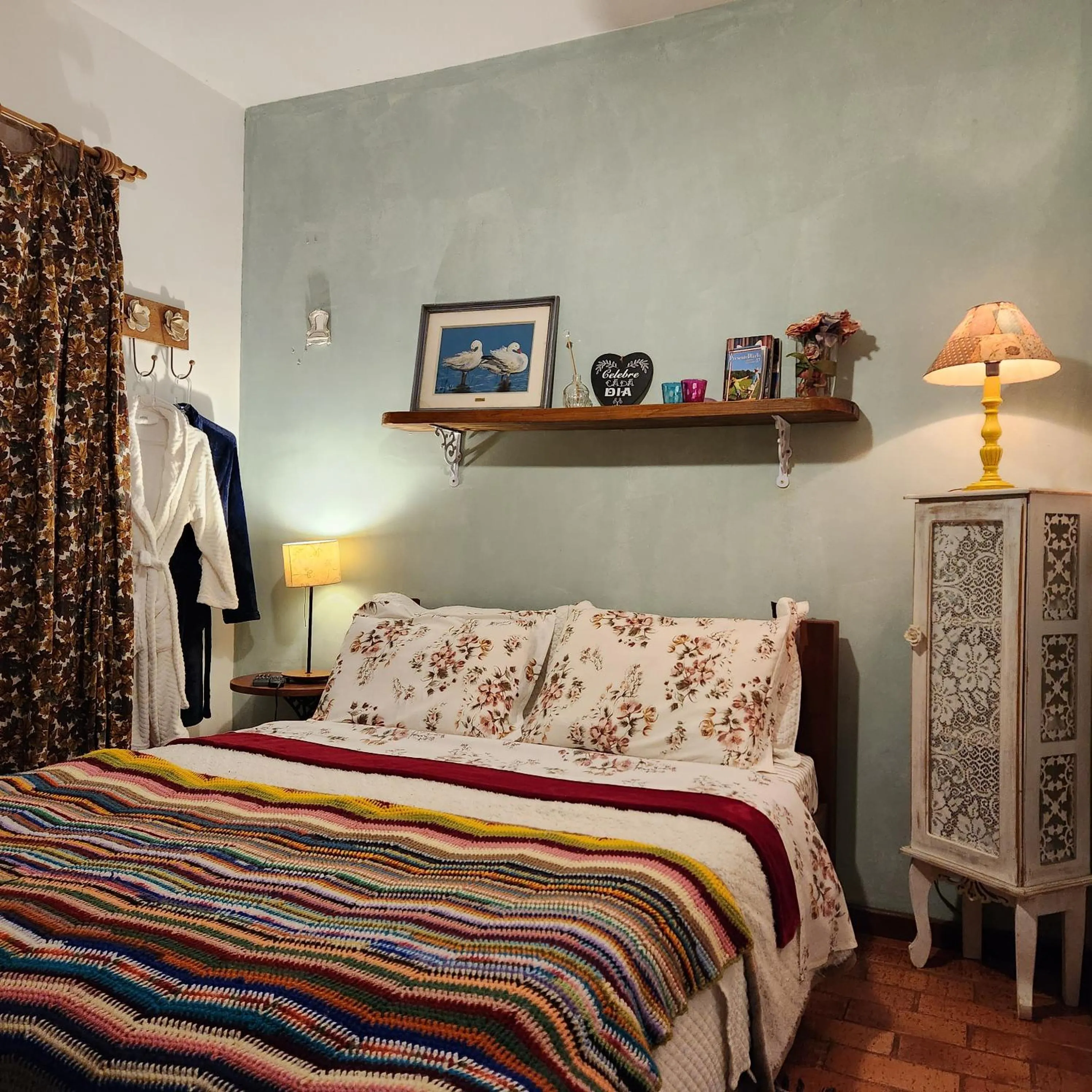 Bed in Pousada Vale Monte Azul