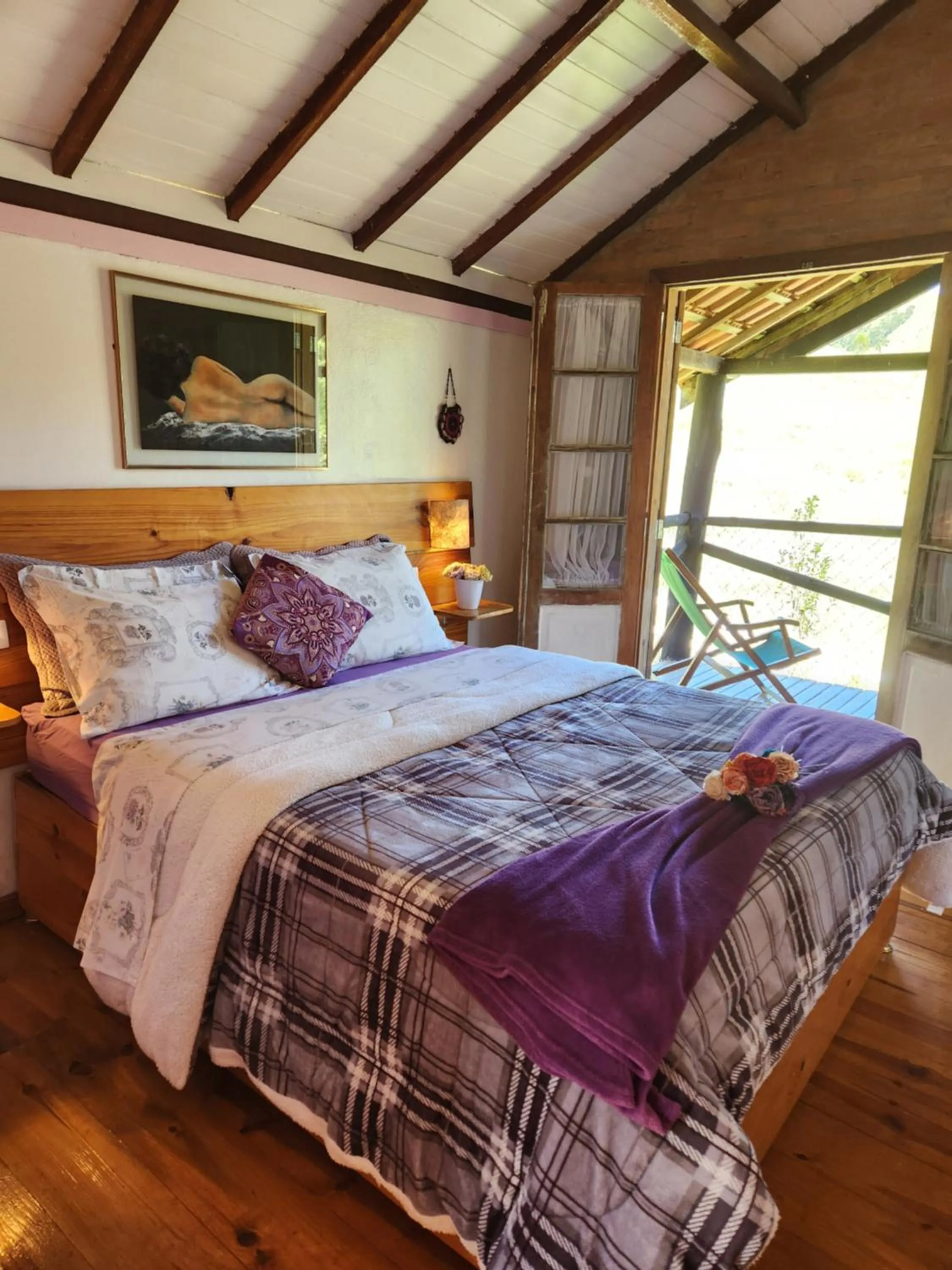 Bed in Pousada Vale Monte Azul