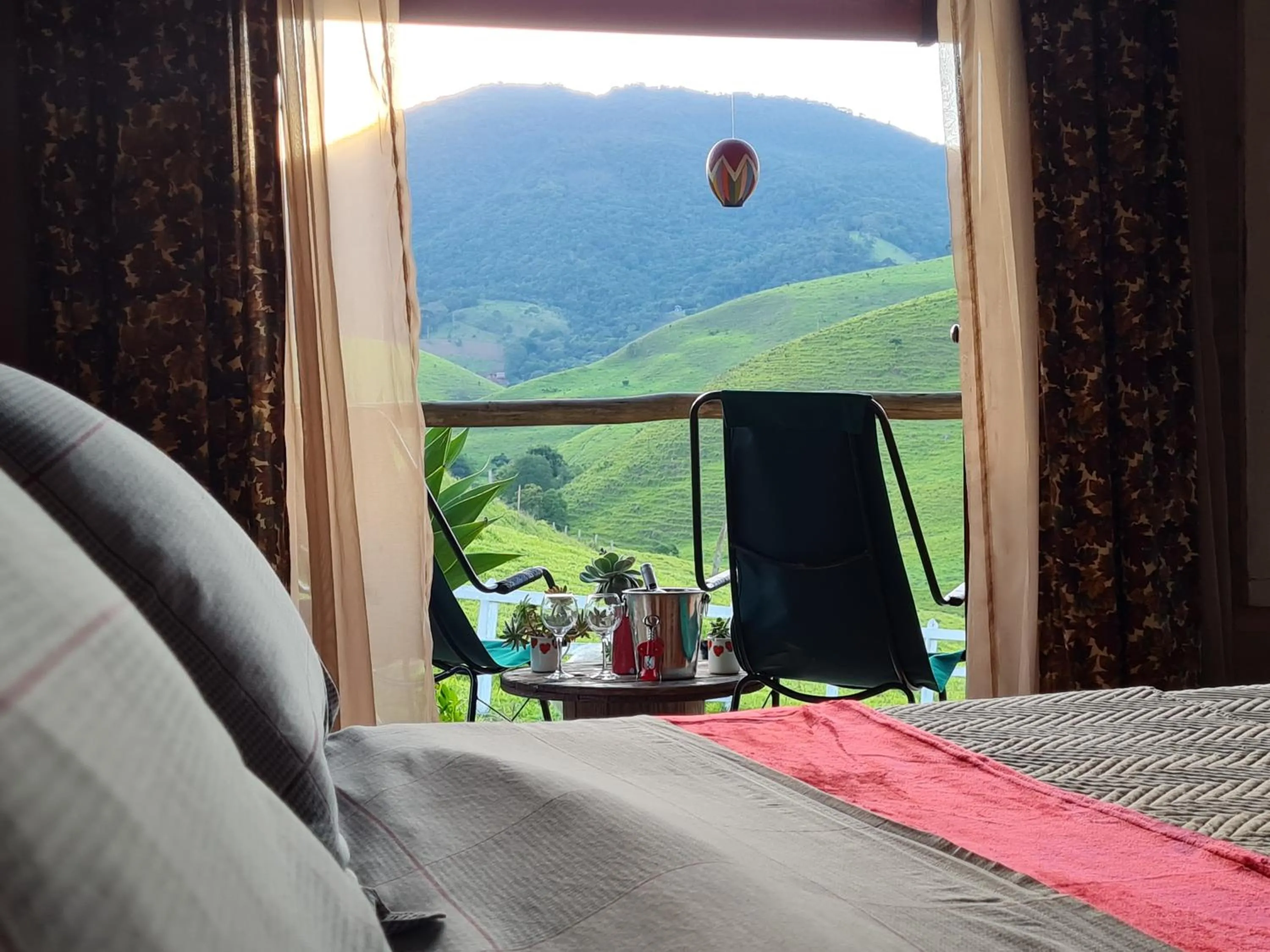 Bed in Pousada Vale Monte Azul