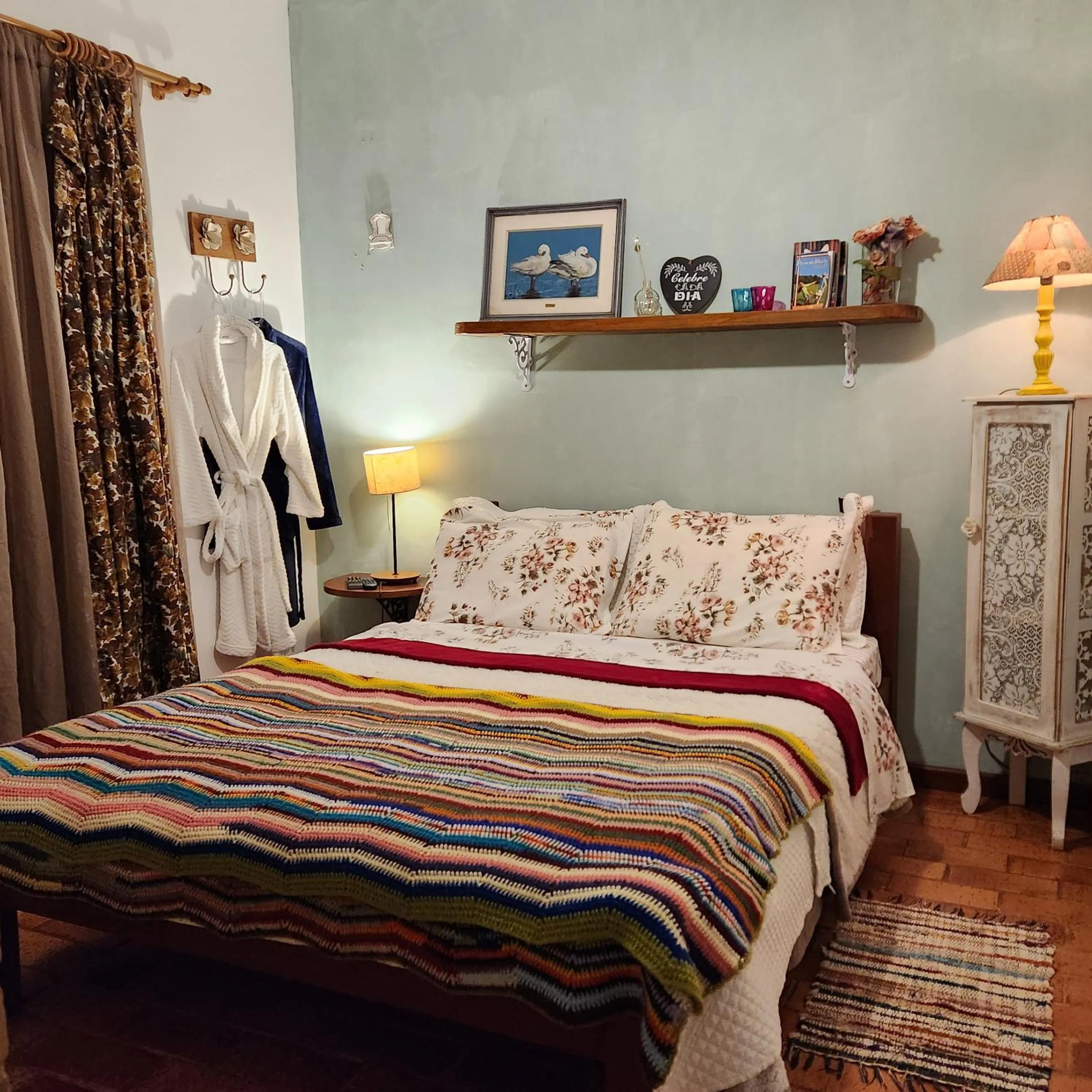 Bed in Pousada Vale Monte Azul