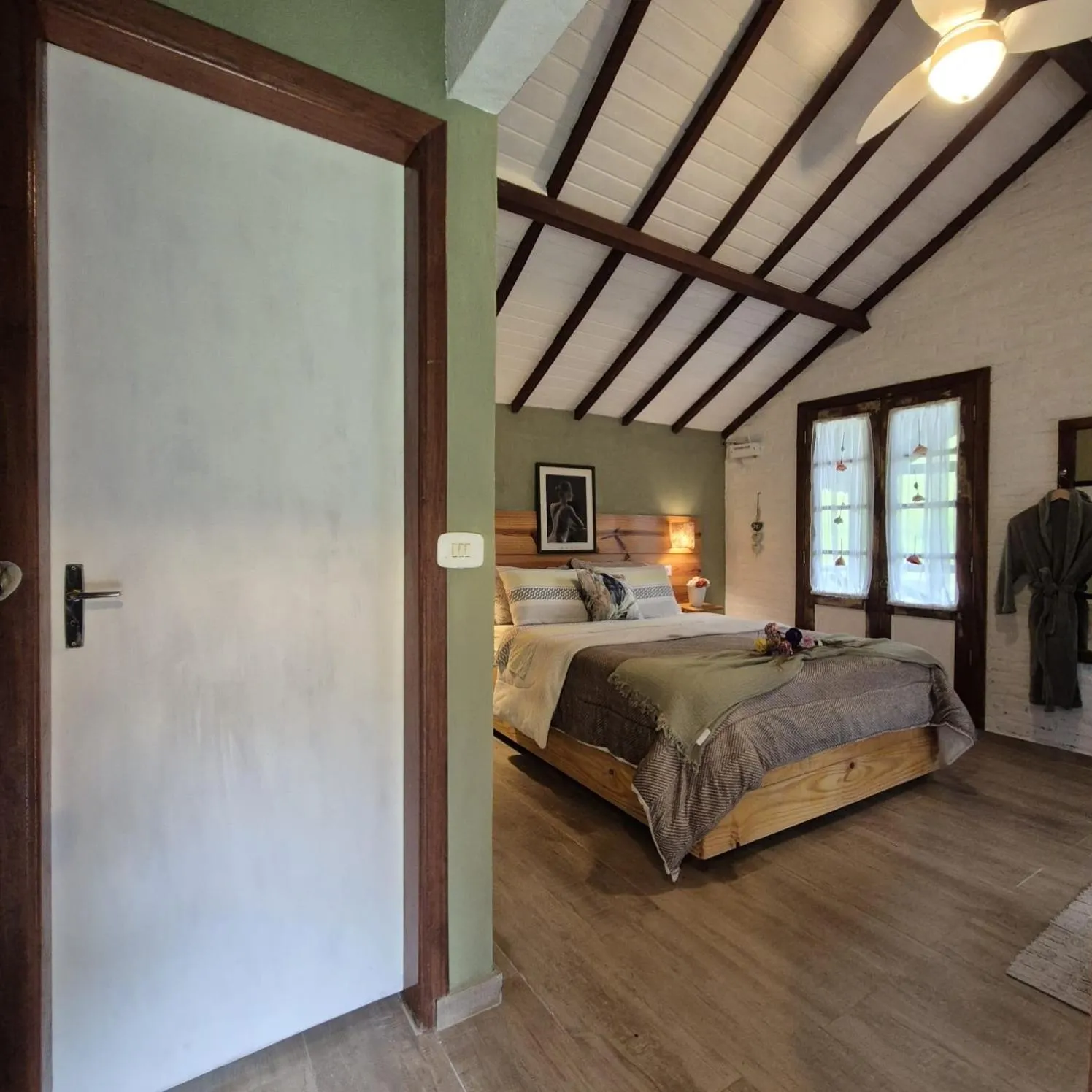 Bed in Pousada Vale Monte Azul
