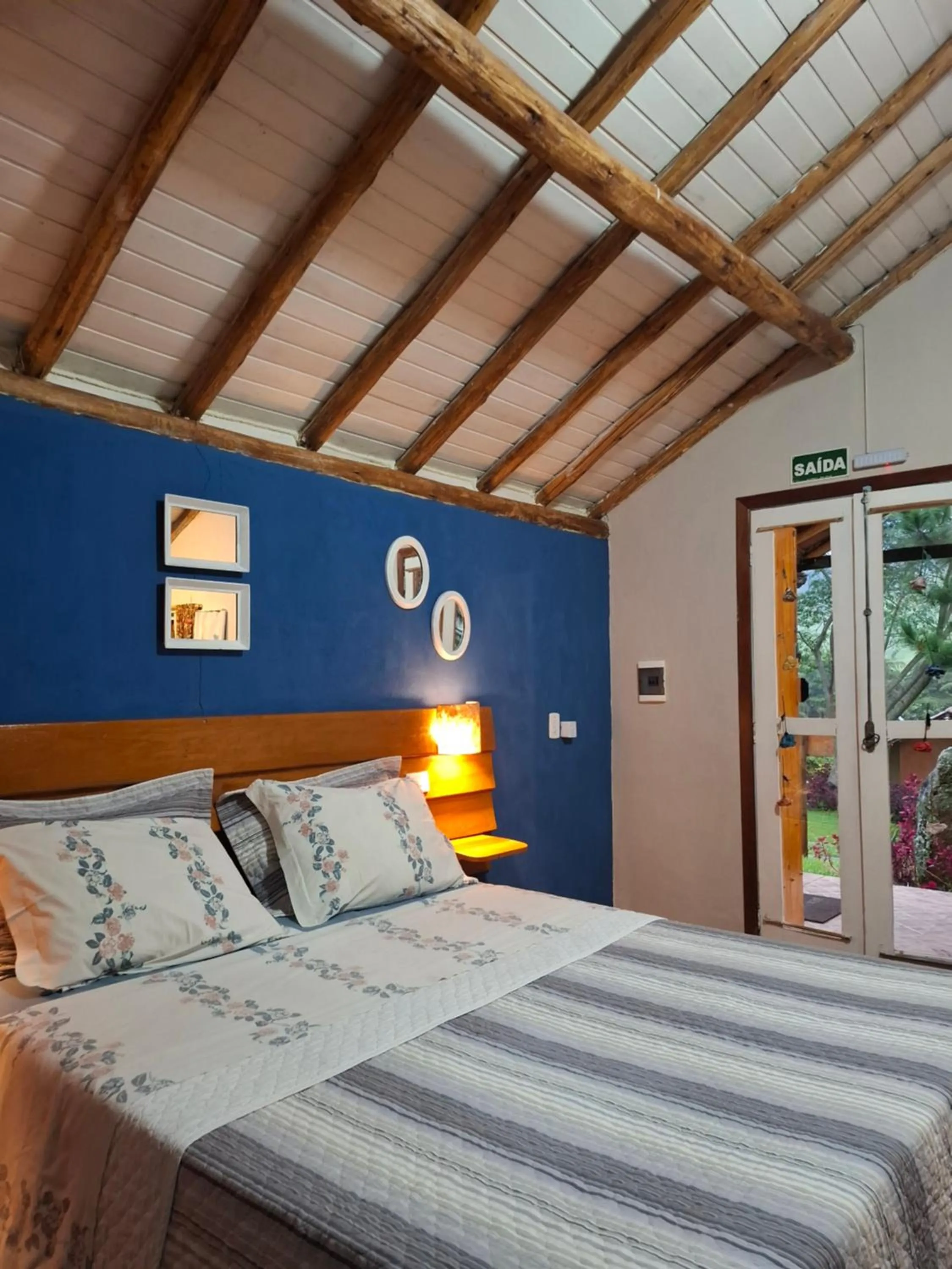 Bed in Pousada Vale Monte Azul