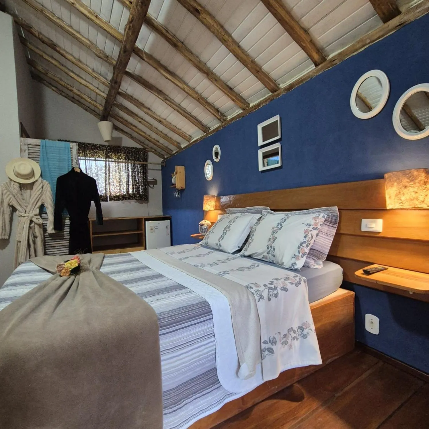 Bed in Pousada Vale Monte Azul