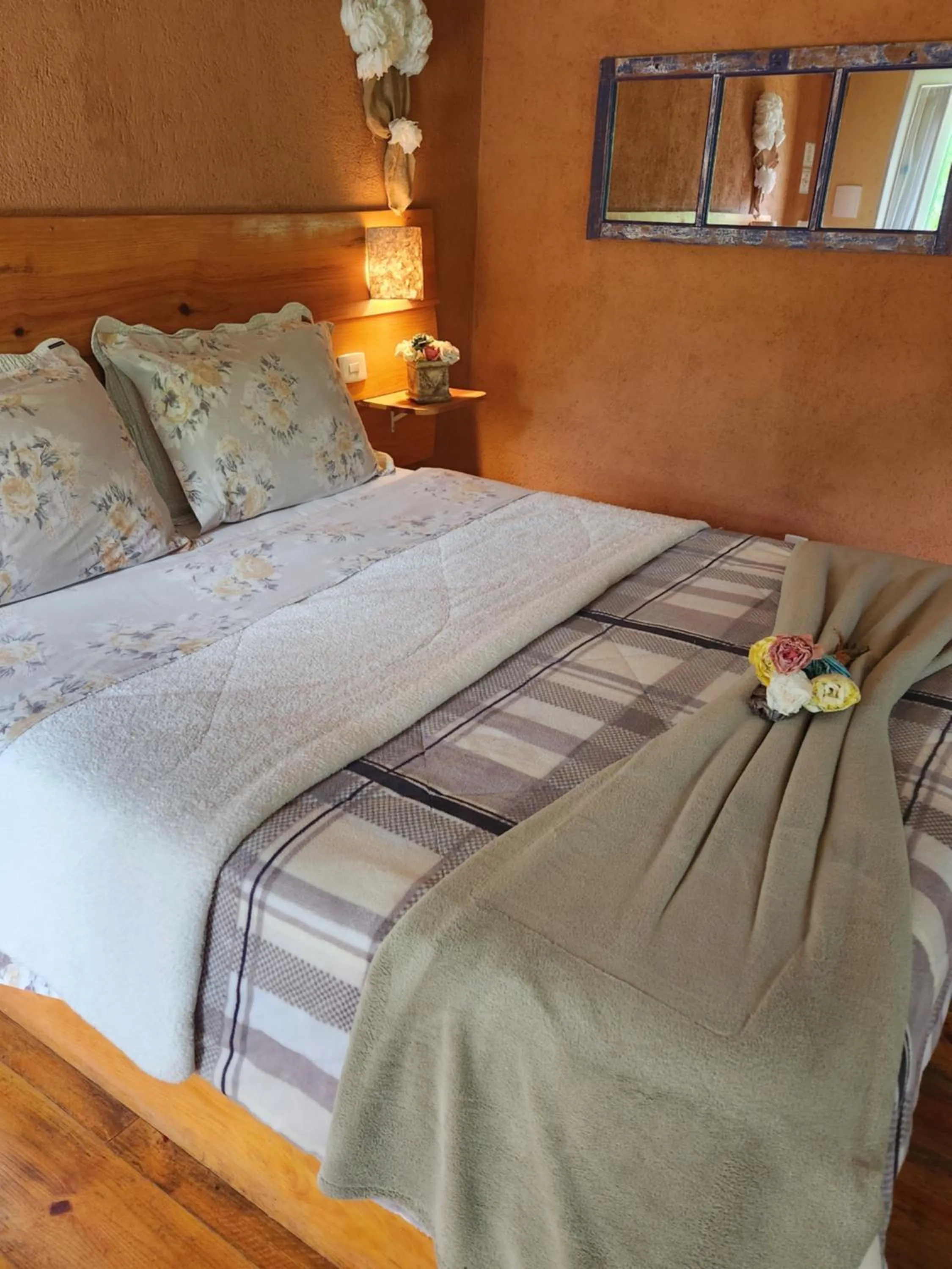 Bed in Pousada Vale Monte Azul