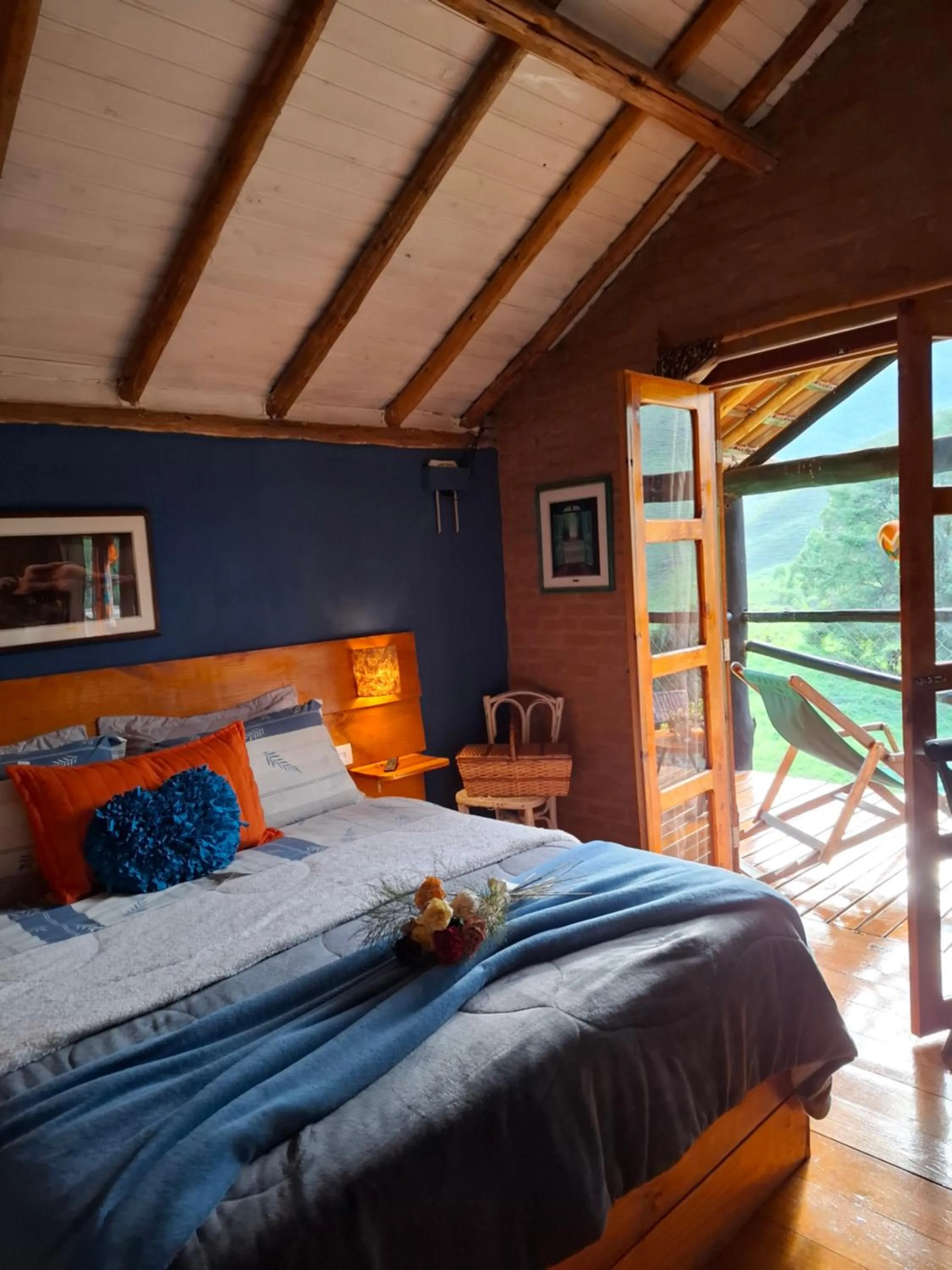 Bed in Pousada Vale Monte Azul