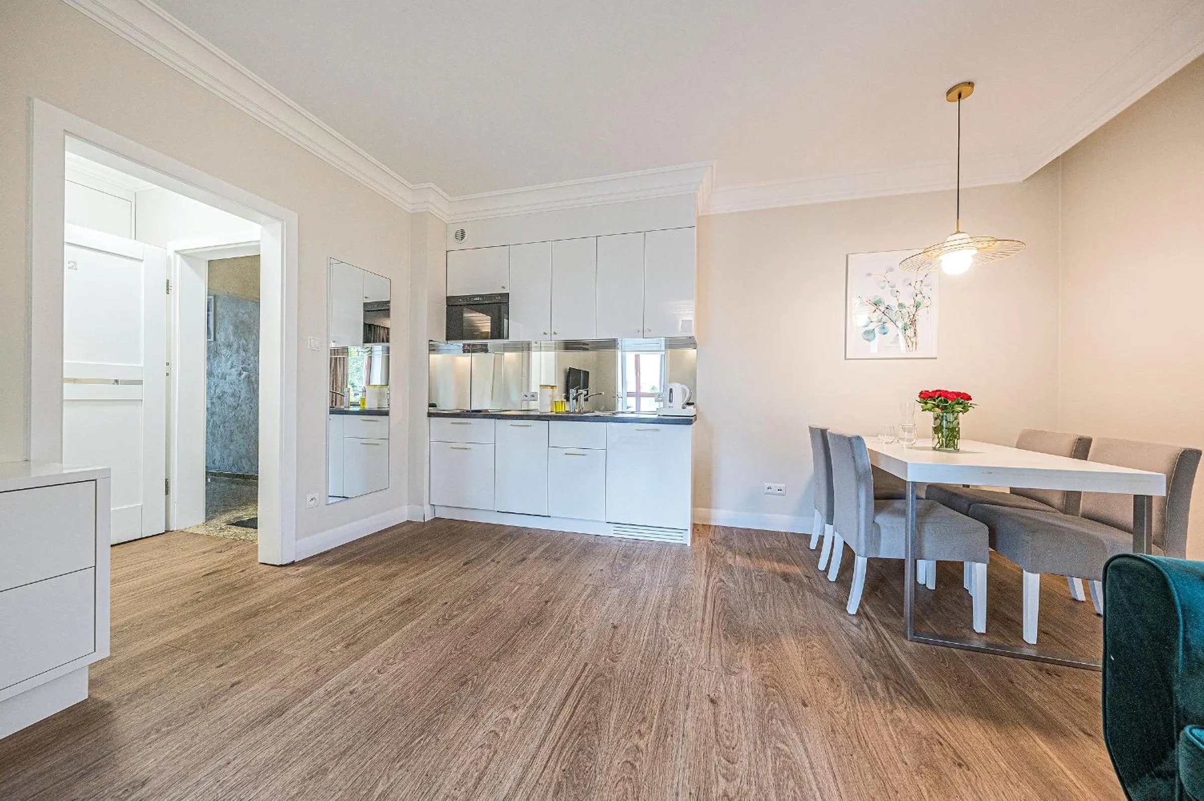 Coffee/tea facilities in Apartamenty Martini