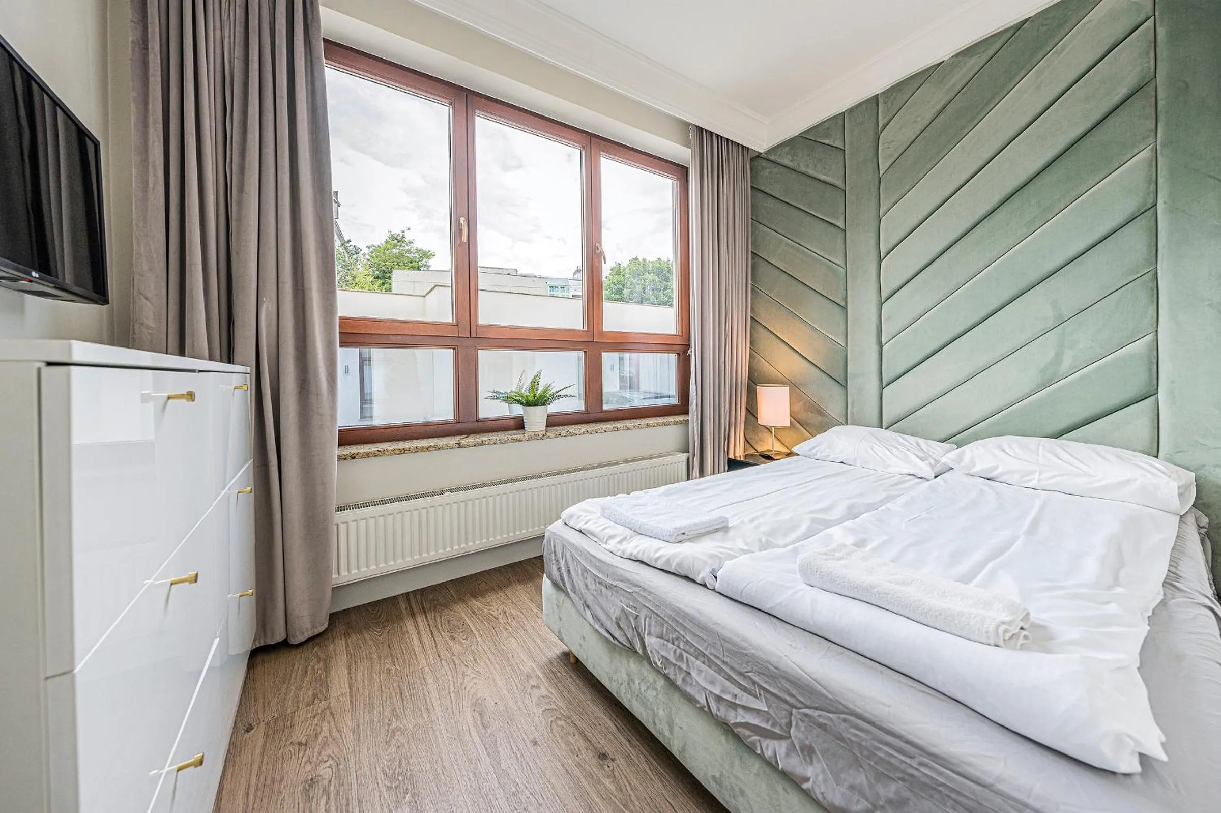 Bed in Apartamenty Martini