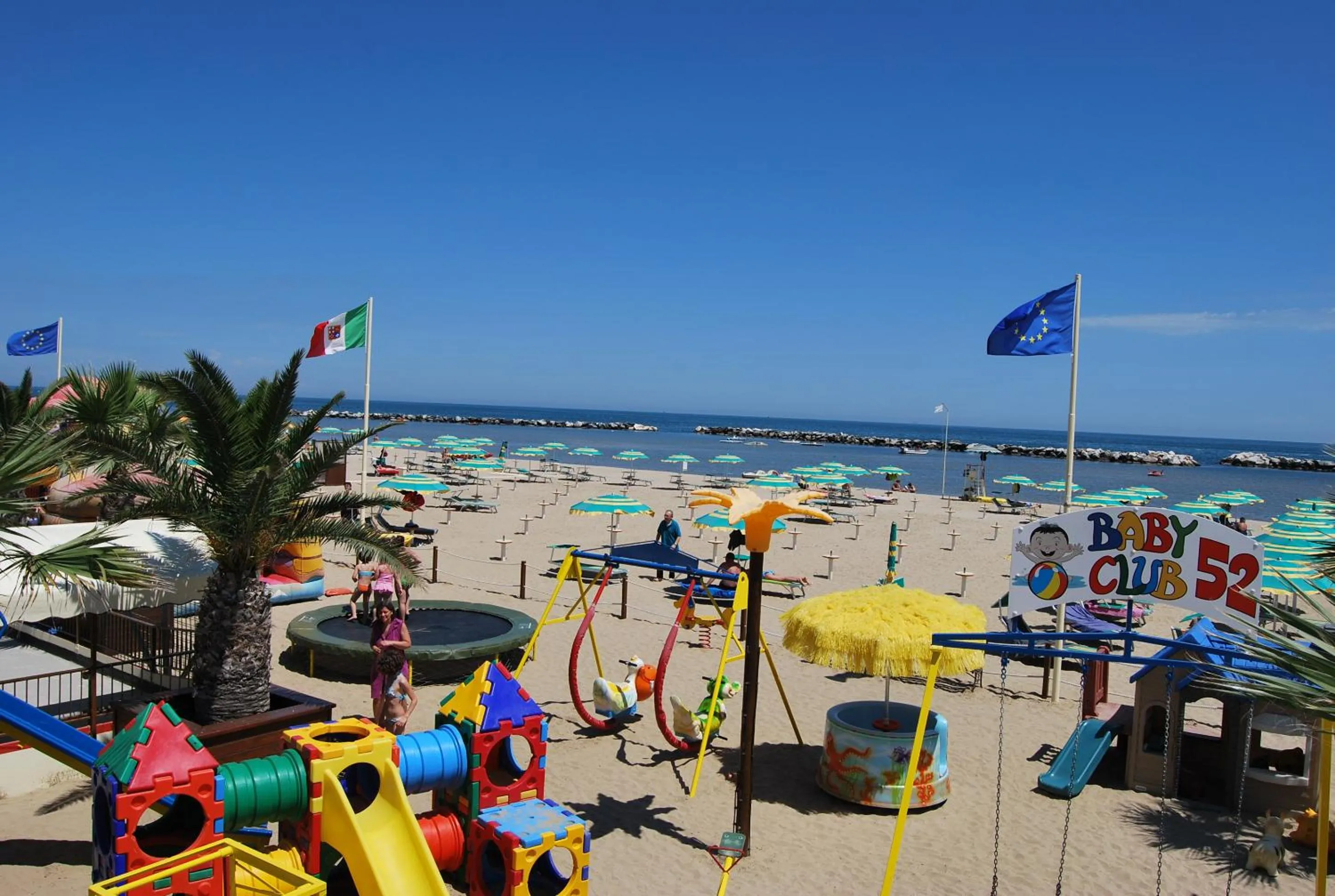 Children play ground in Albergo Conca d'Oro