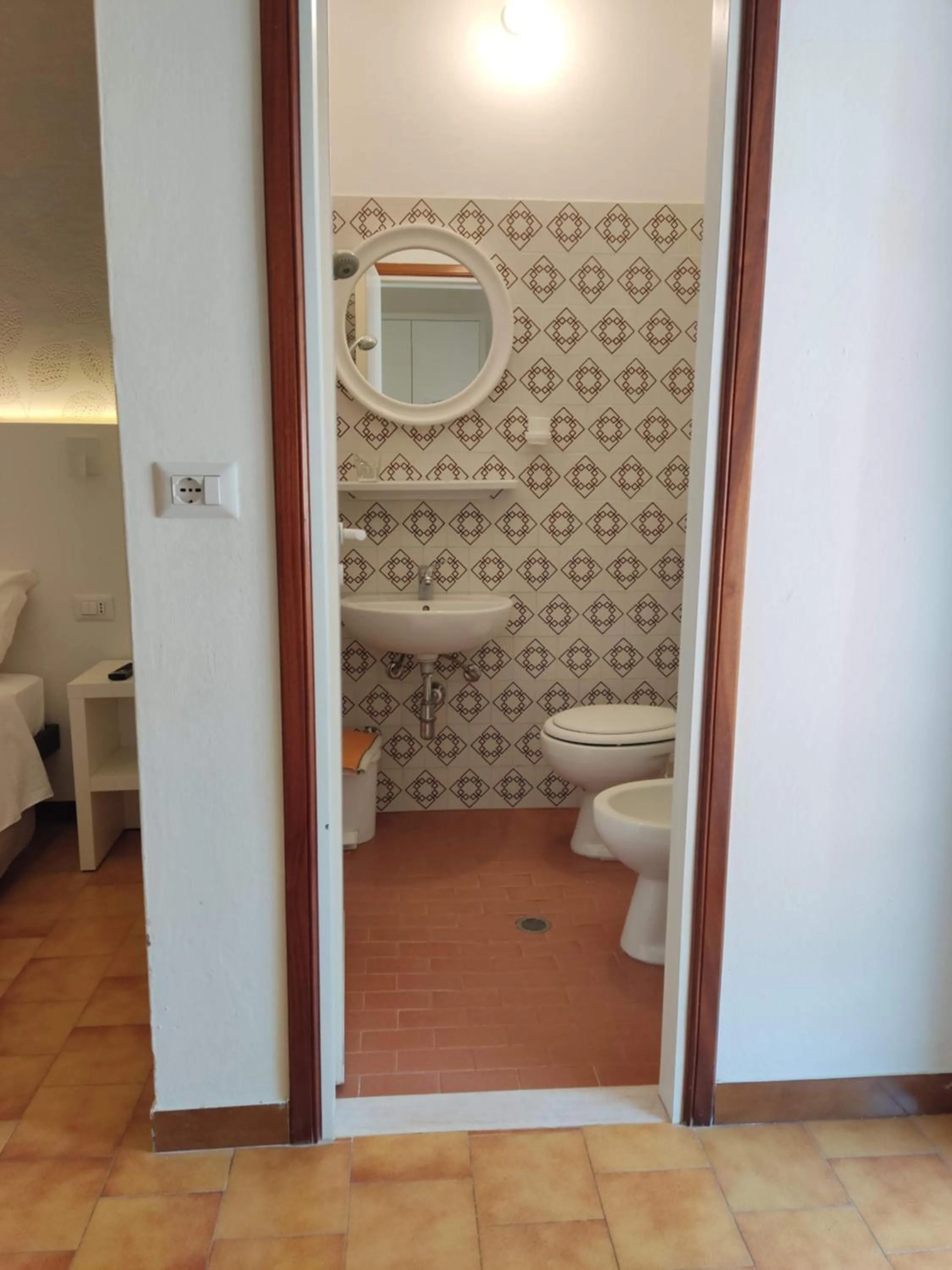 Toilet in Albergo Conca d'Oro
