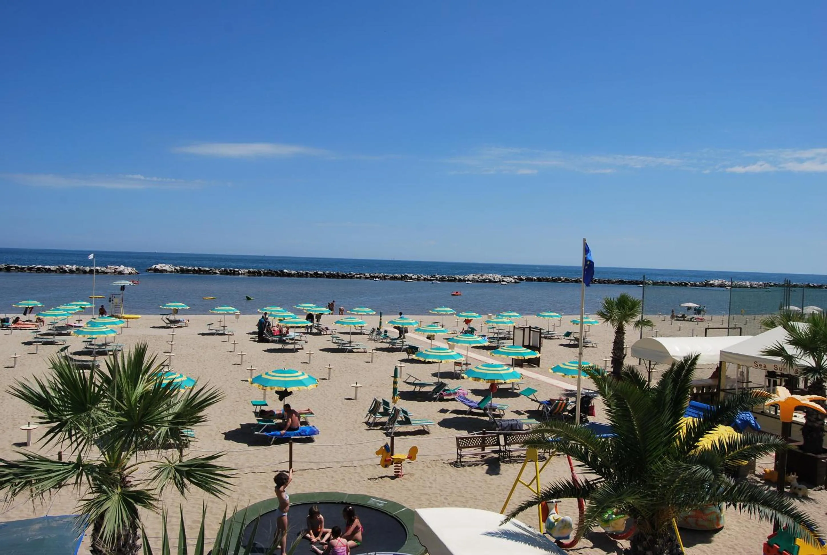 Children play ground in Albergo Conca d'Oro