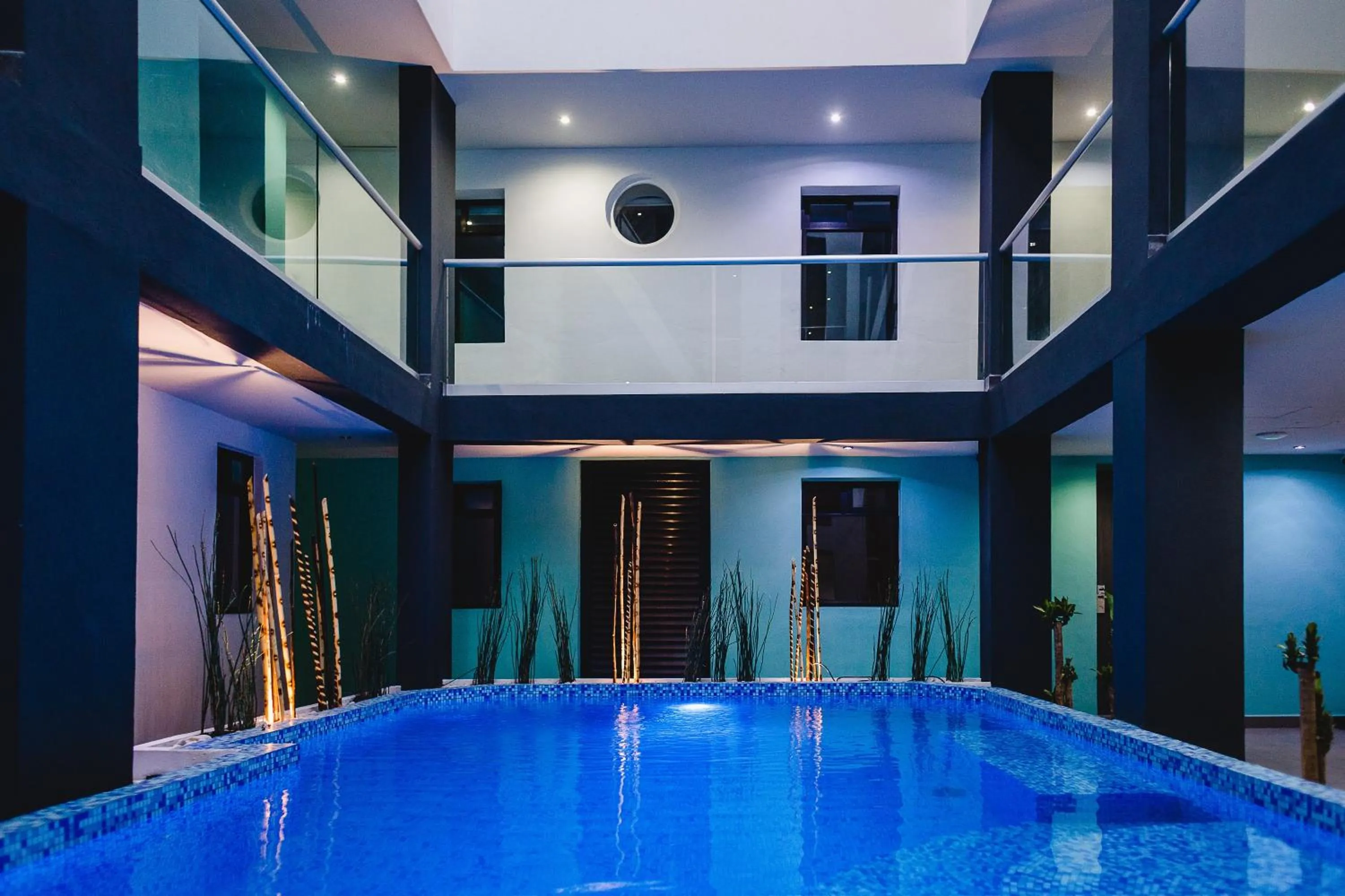 Swimming pool in Hotel Flamingo Merida