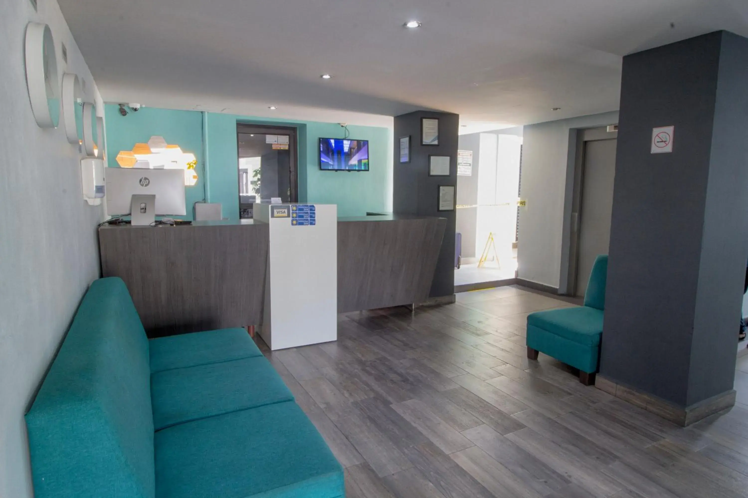 Lobby or reception in Hotel Flamingo Merida Lobby or reception in Hotel Flamingo Merida