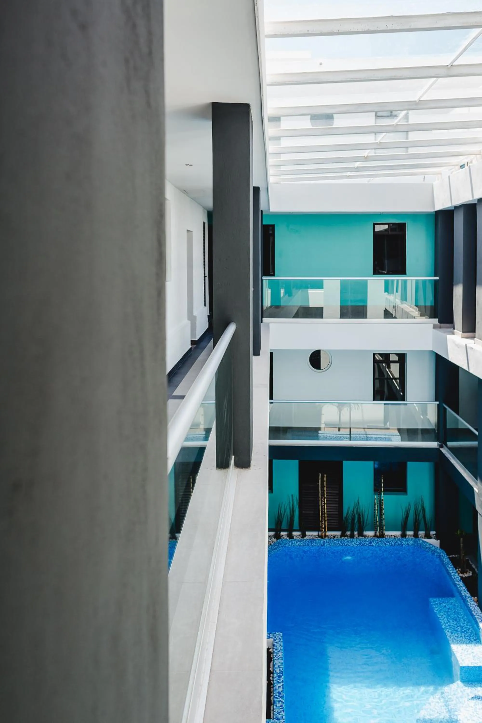 Swimming pool in Hotel Flamingo Merida