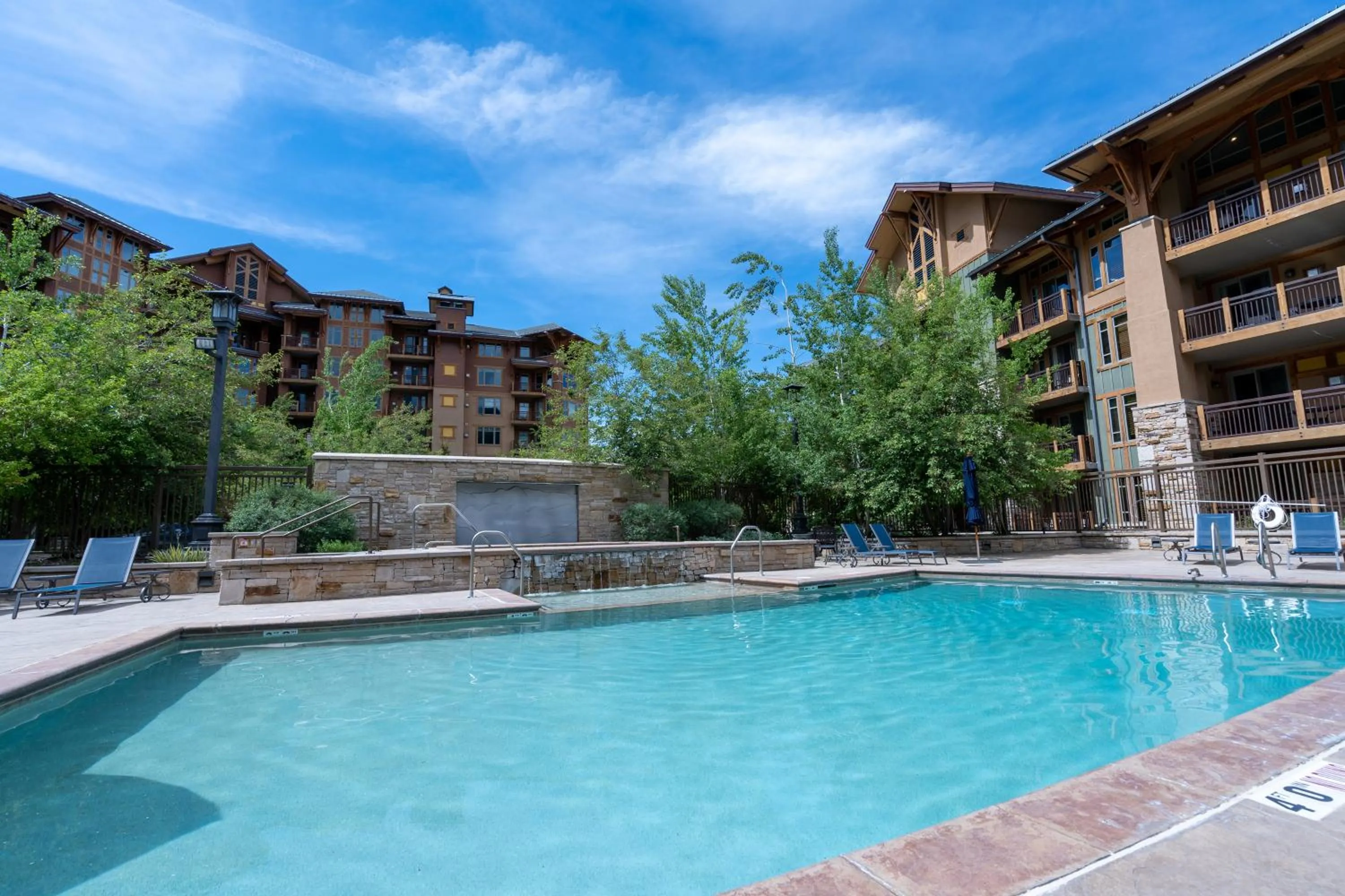 Swimming pool in Hyatt at the Canyons by Park City Vacations