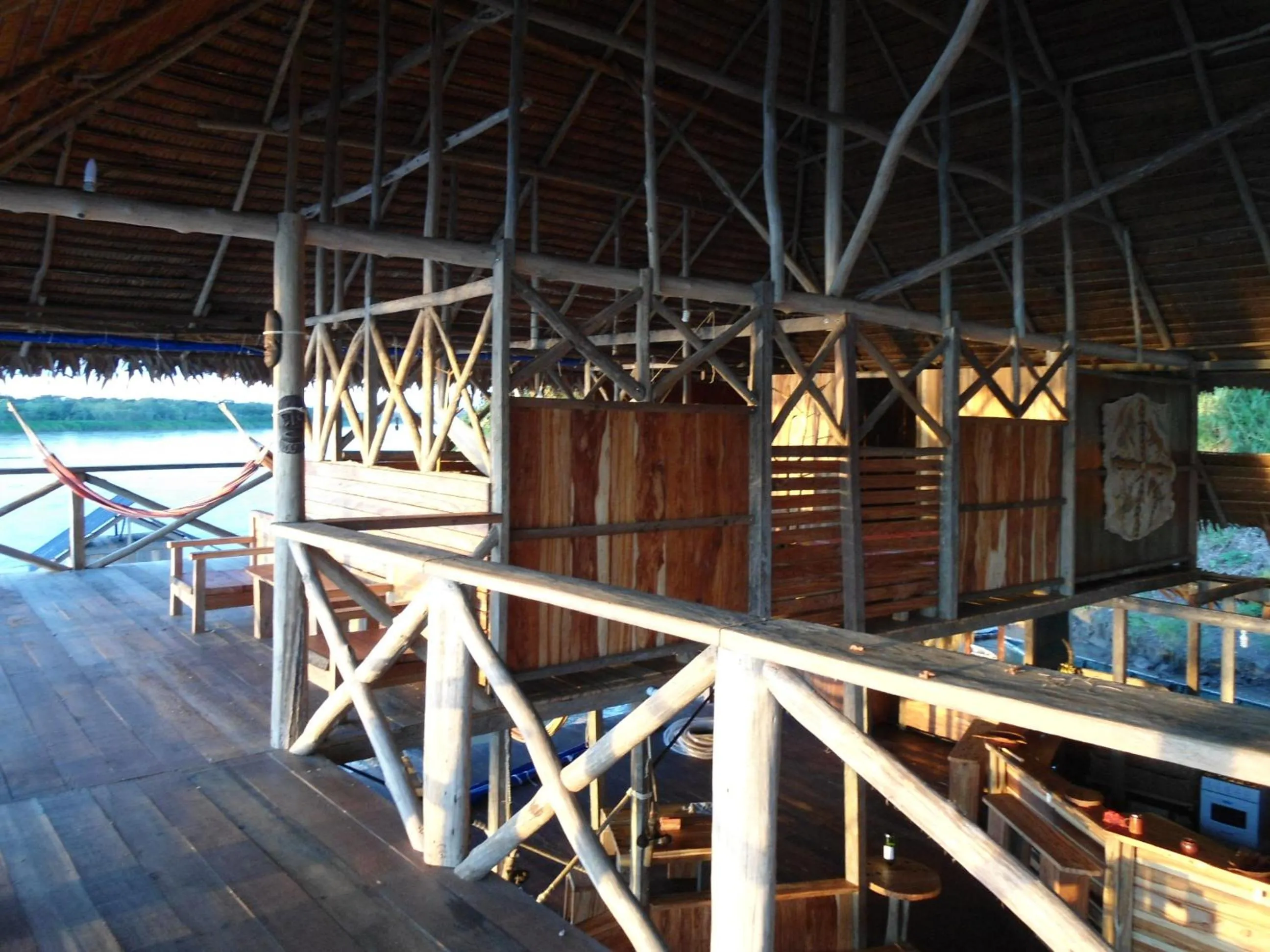 Balcony/Terrace in Cabaña Flotante Kurupira