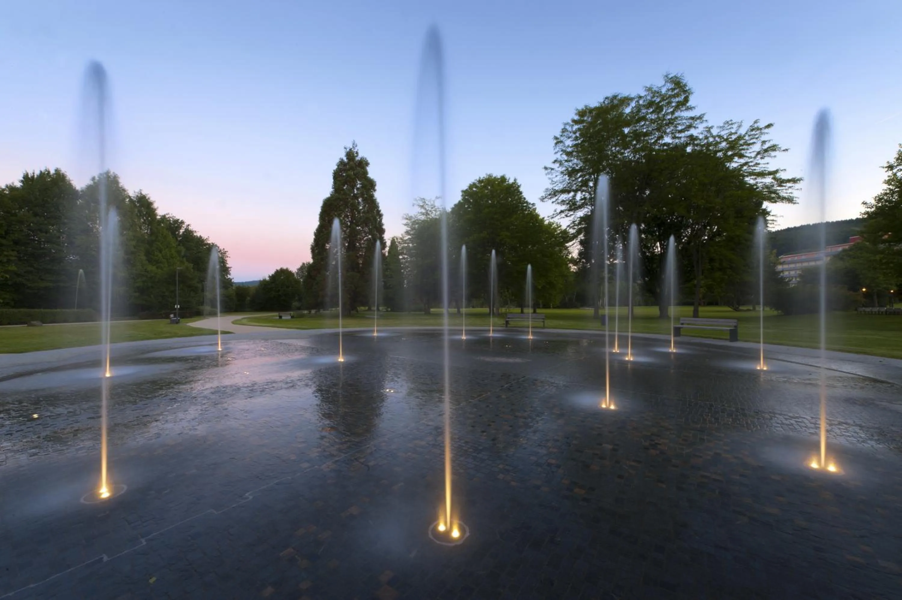 Natural landscape in KIShotel am Kurpark