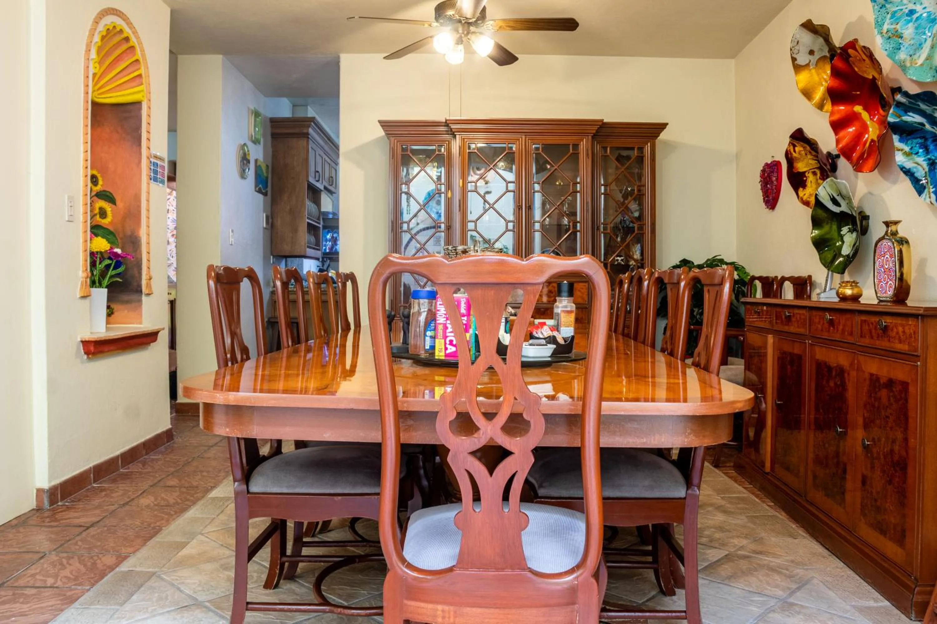Dining area in Casa Maricela B&B