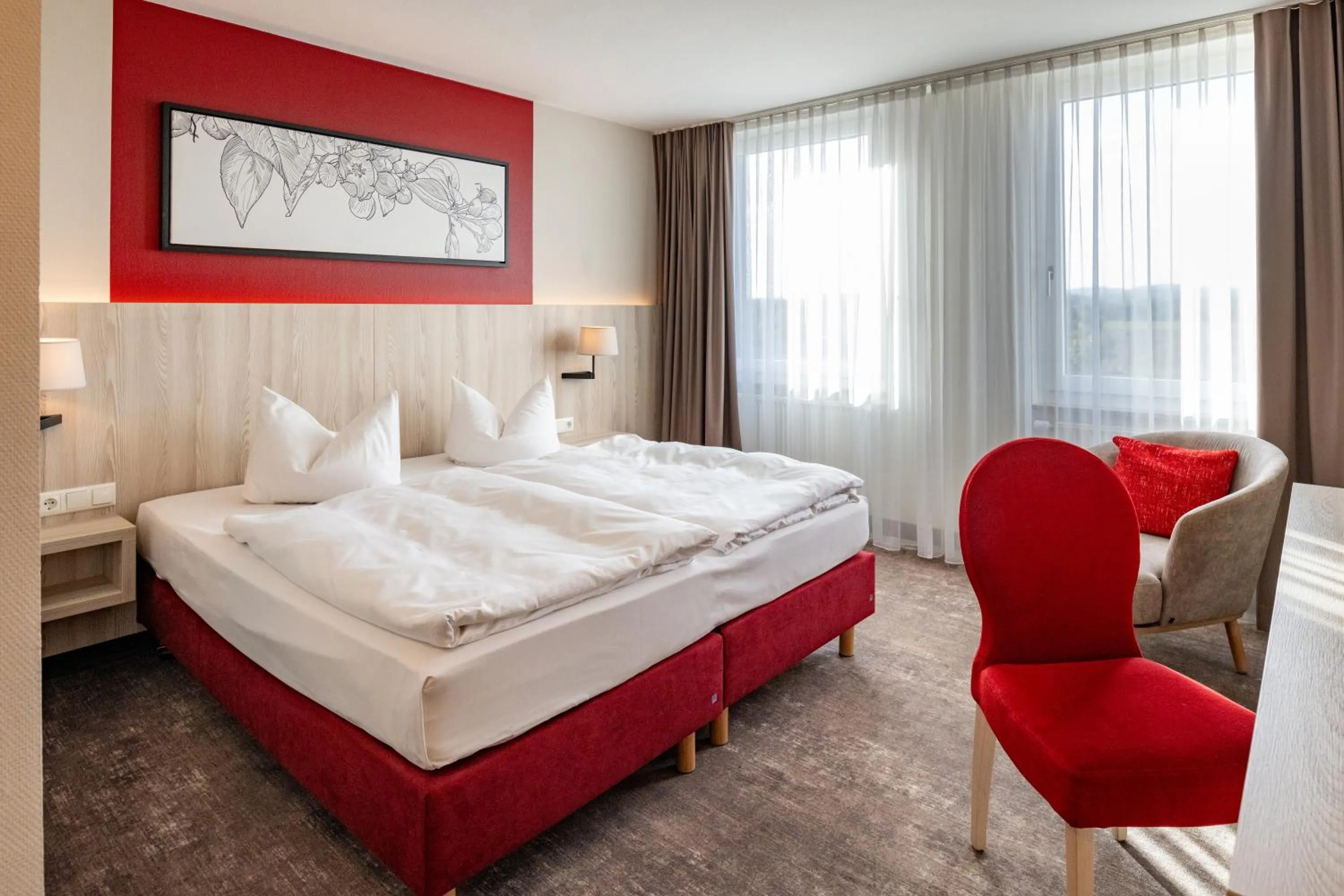 Bed in Best Western Erfurt-Apfelstädt