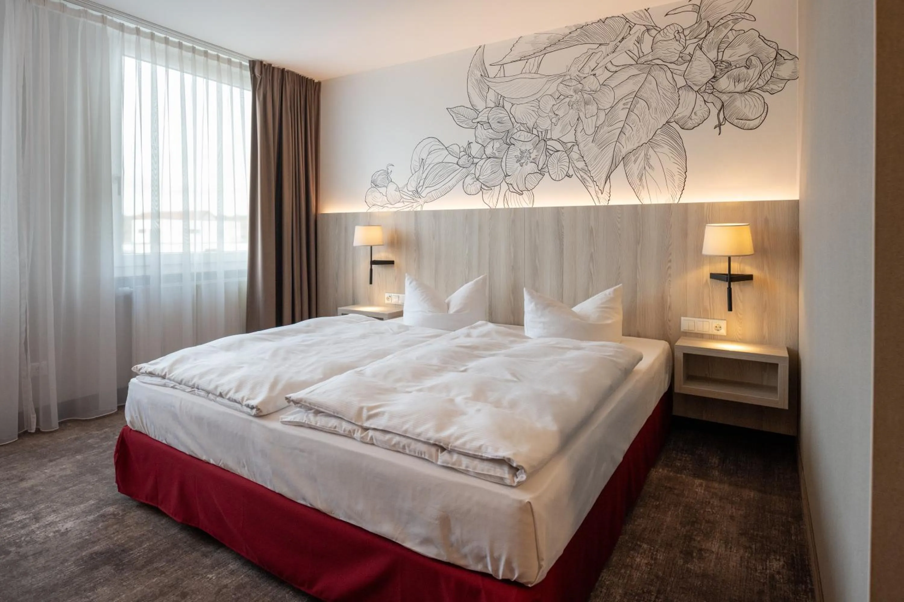 Bed in Best Western Erfurt-Apfelstädt