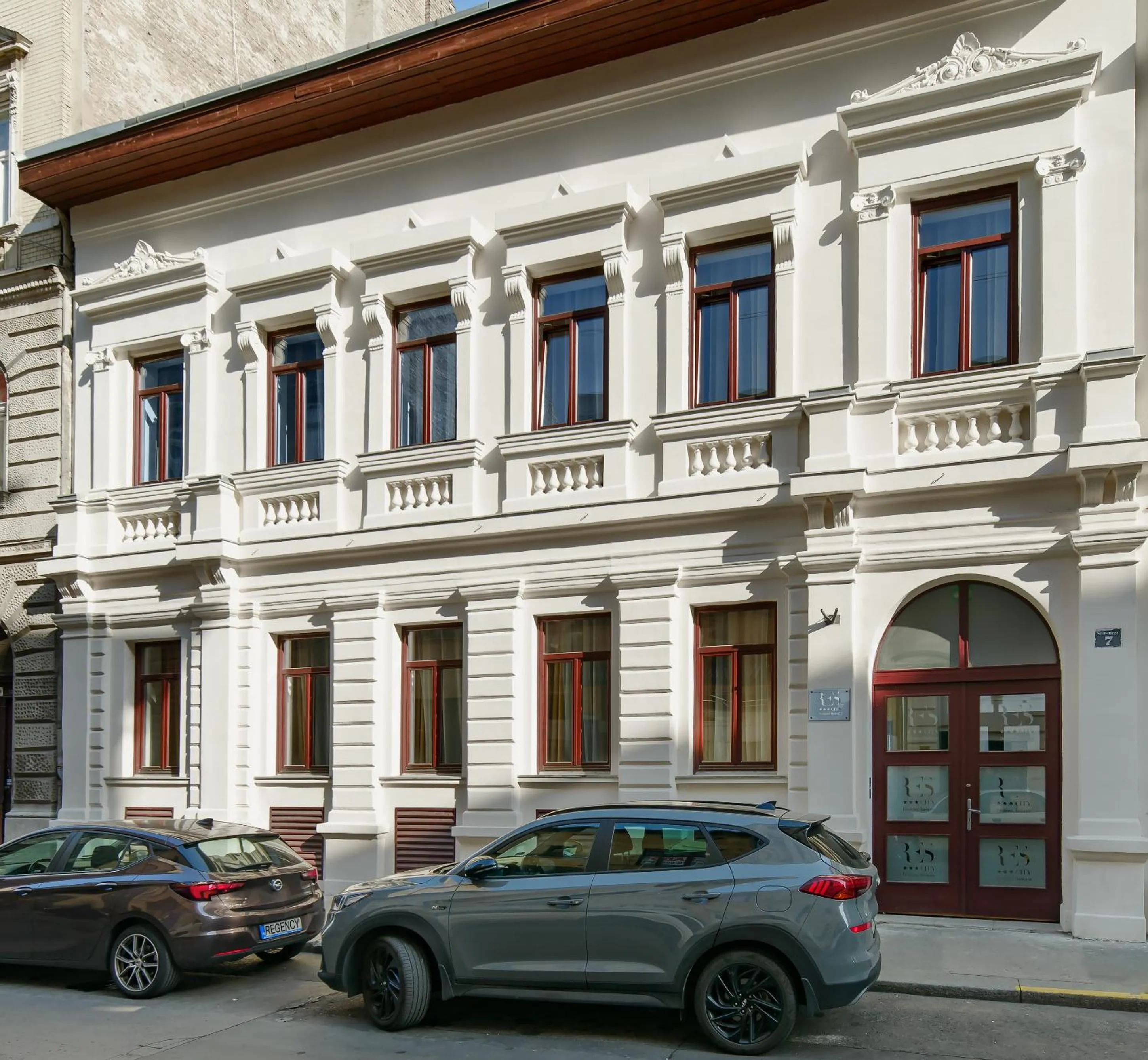 Property building in RES City Residence Hotel Budapest