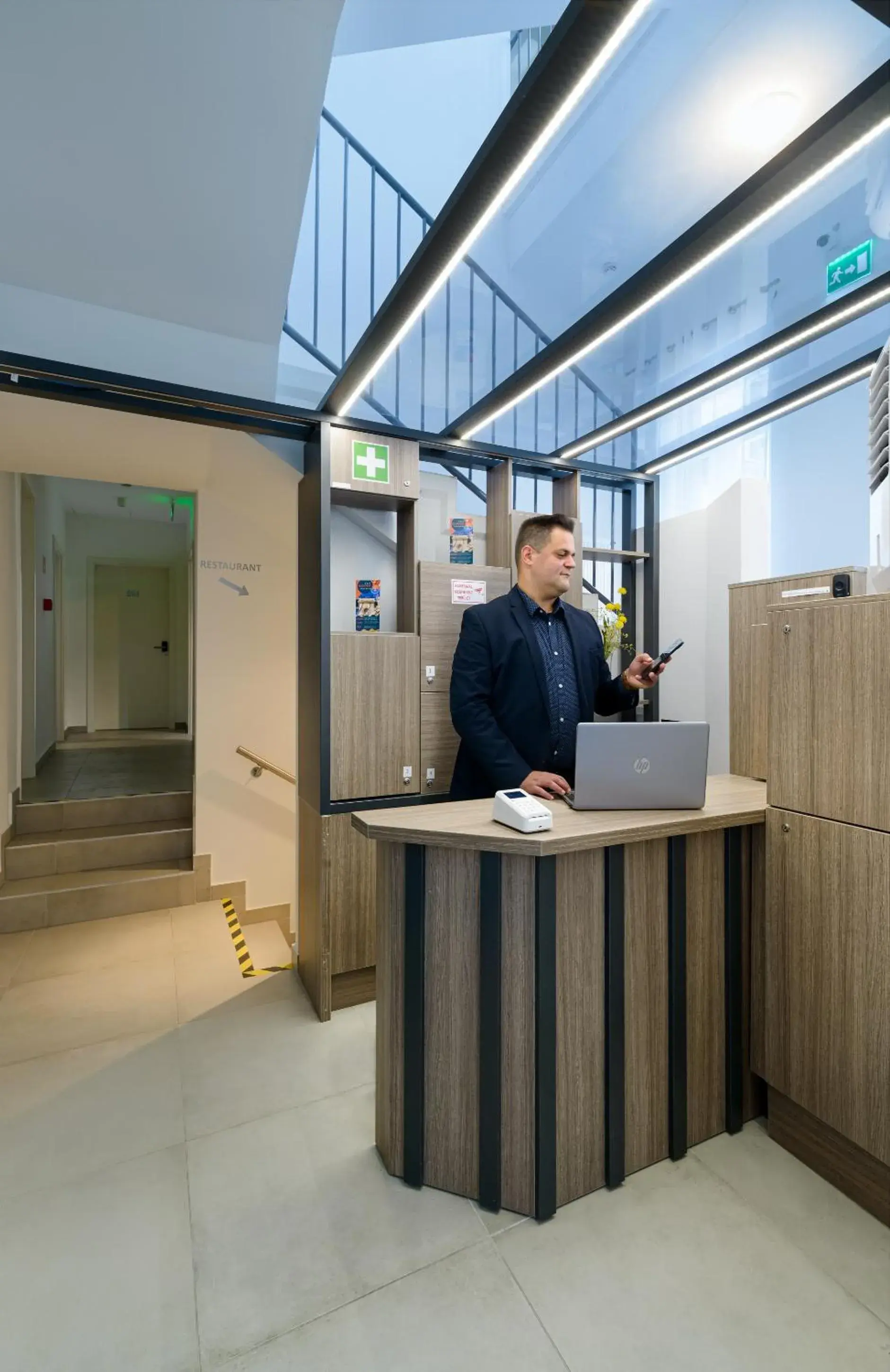 Lobby or reception in RES City Residence Hotel Budapest Lobby or reception in RES City Residence Hotel Budapest