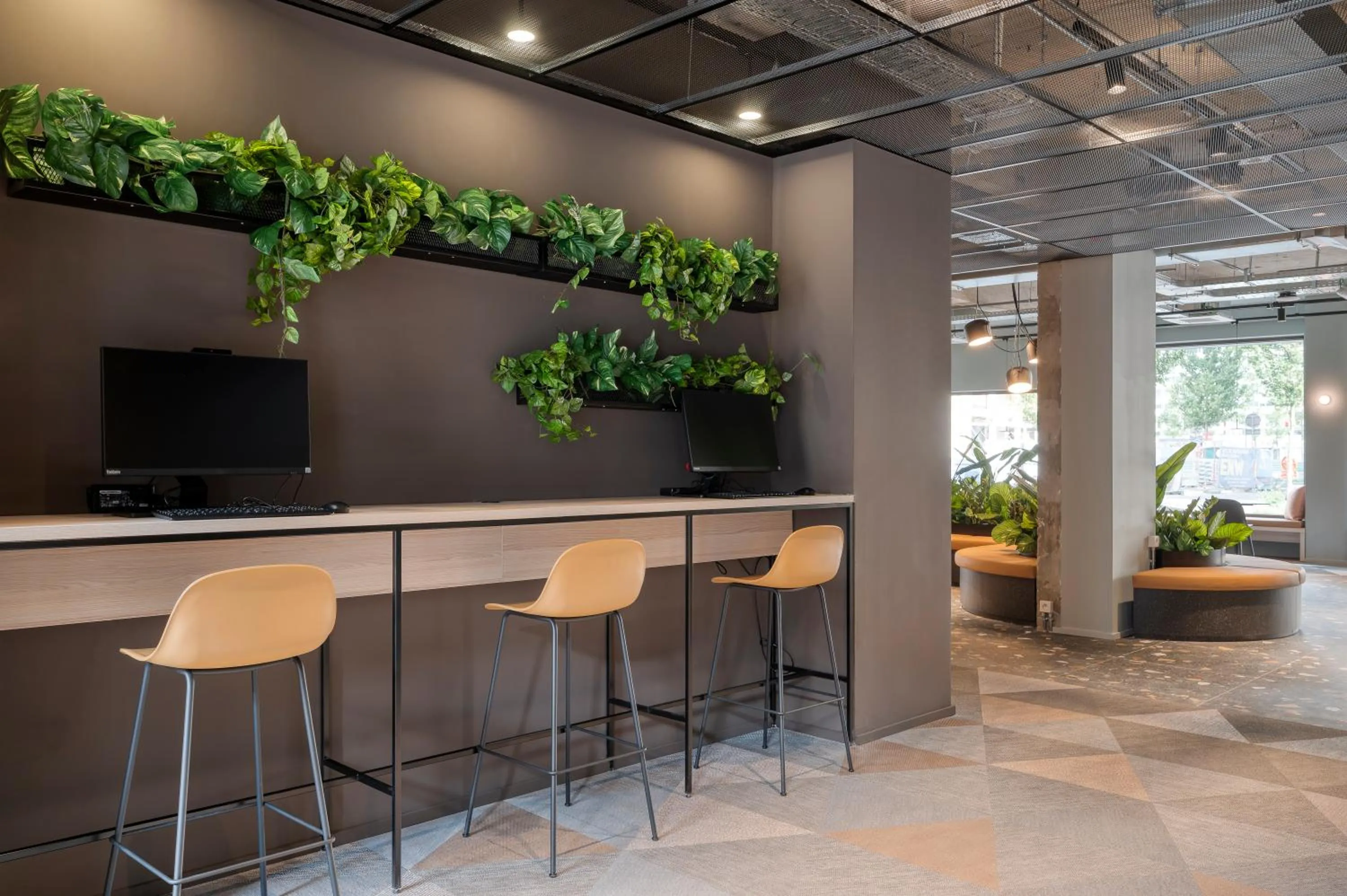 Seating area in Citybox Antwerp City Center