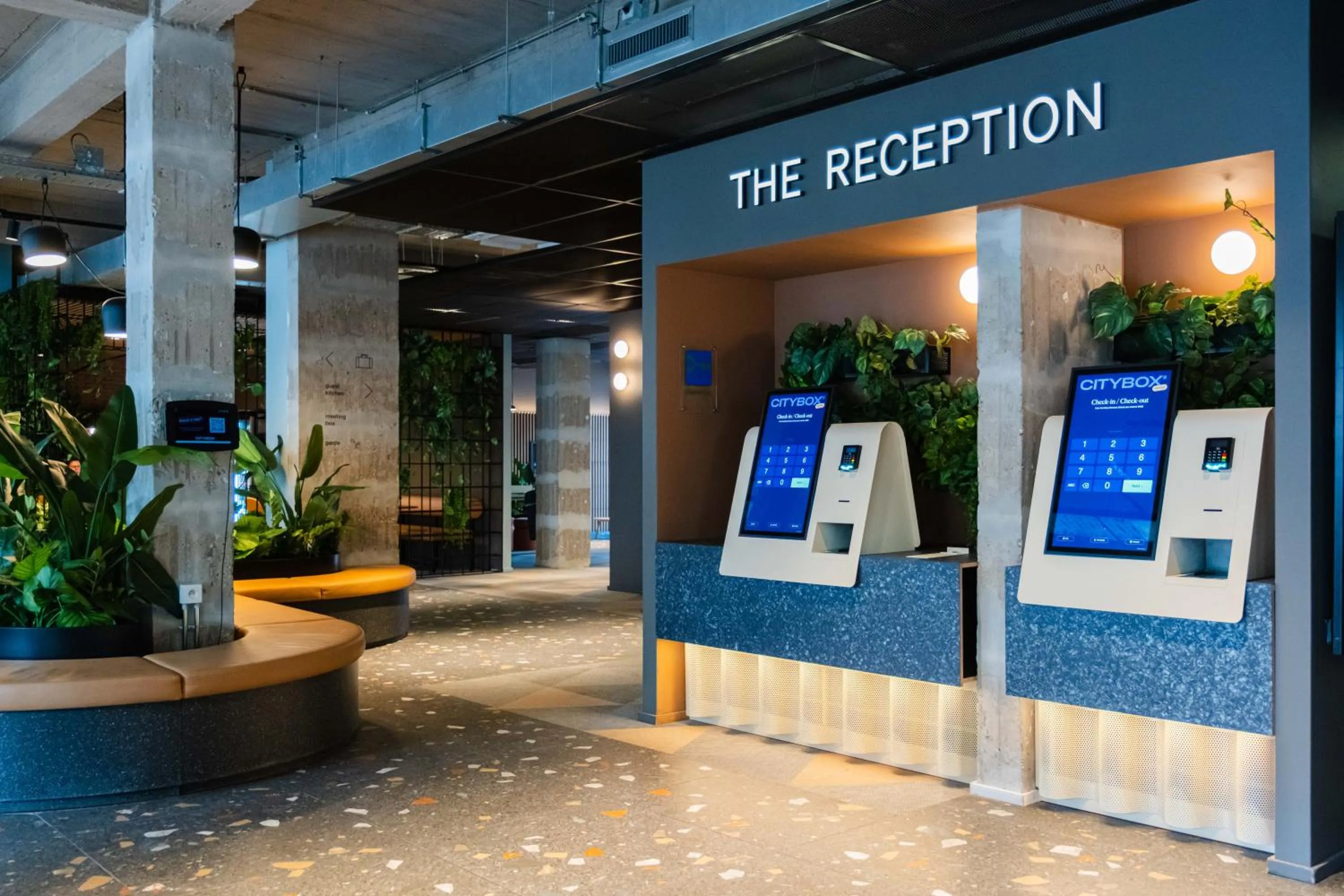 Lobby or reception in Citybox Antwerp City Center