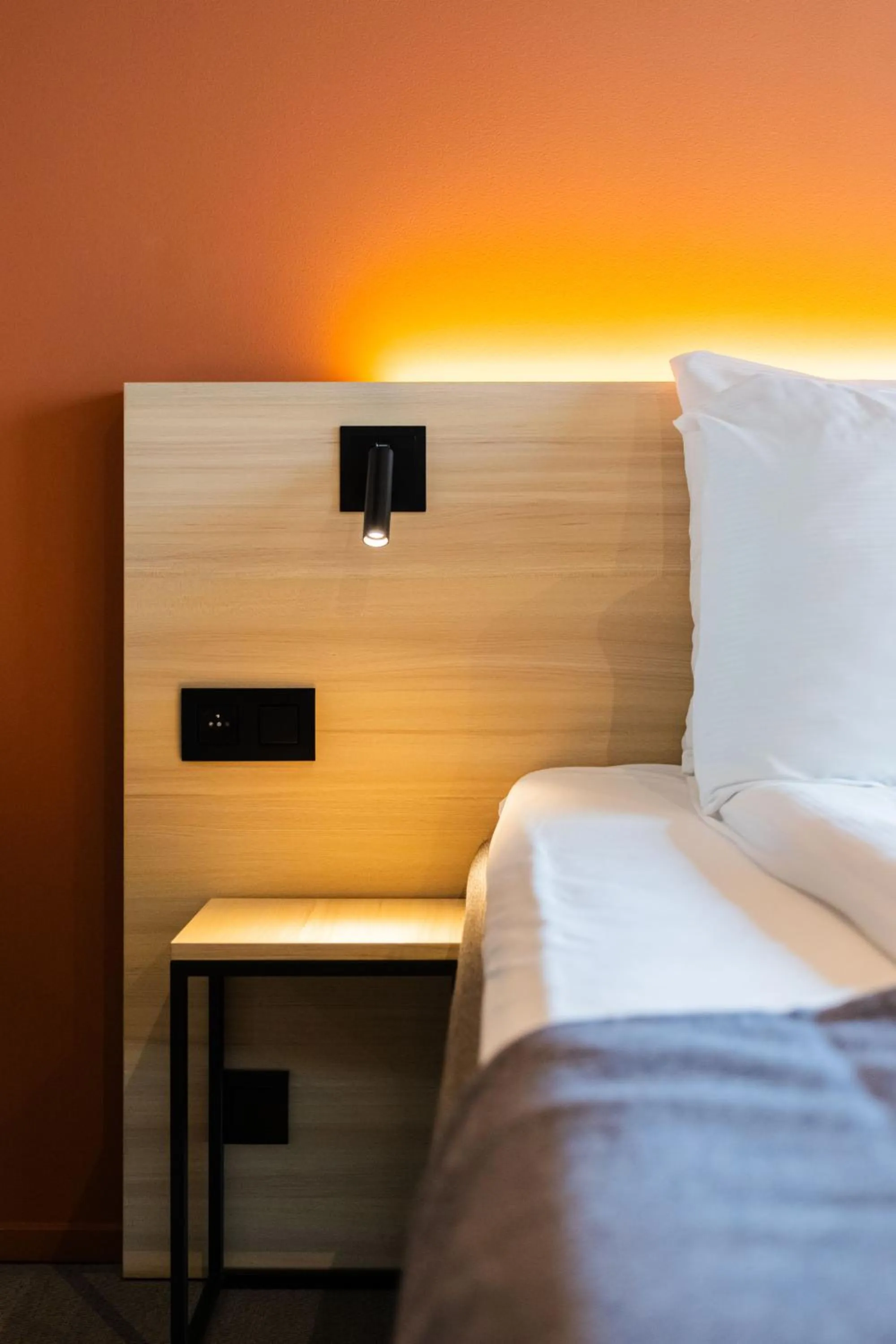 Decorative detail, Bed in Citybox Antwerp City Center