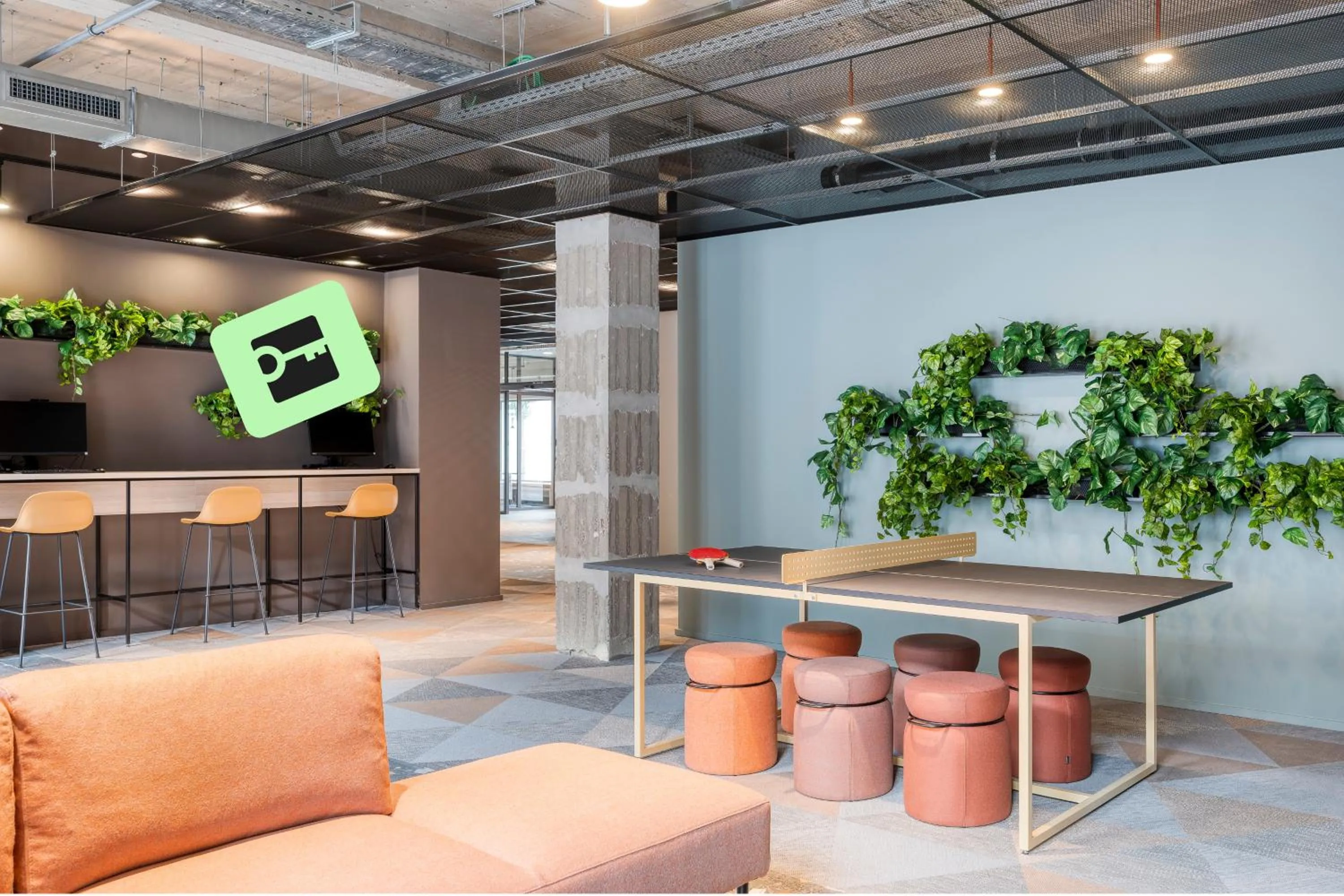 Table tennis in Citybox Antwerp City Center