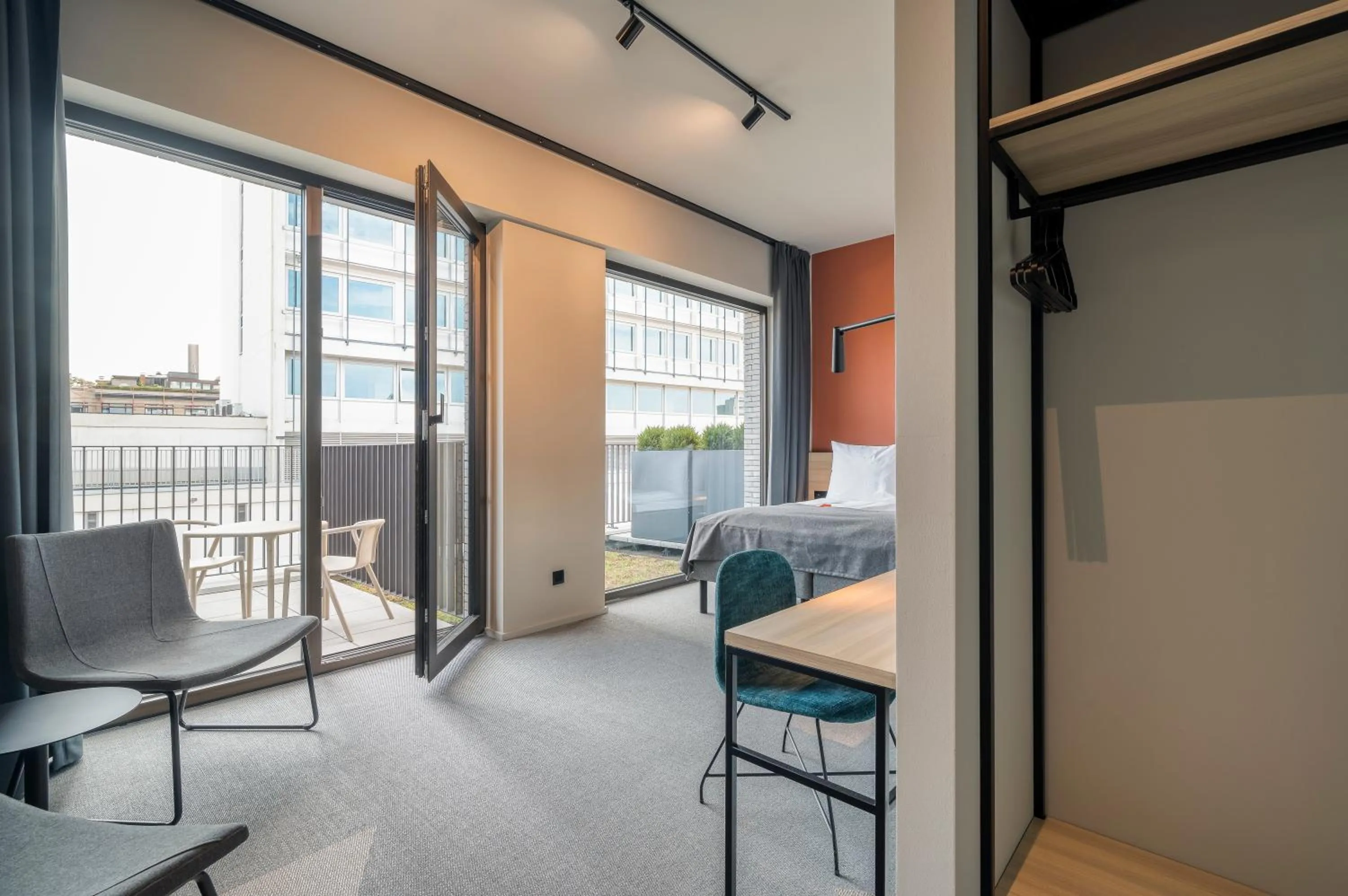 Photo of the whole room, Bed in Citybox Antwerp City Center