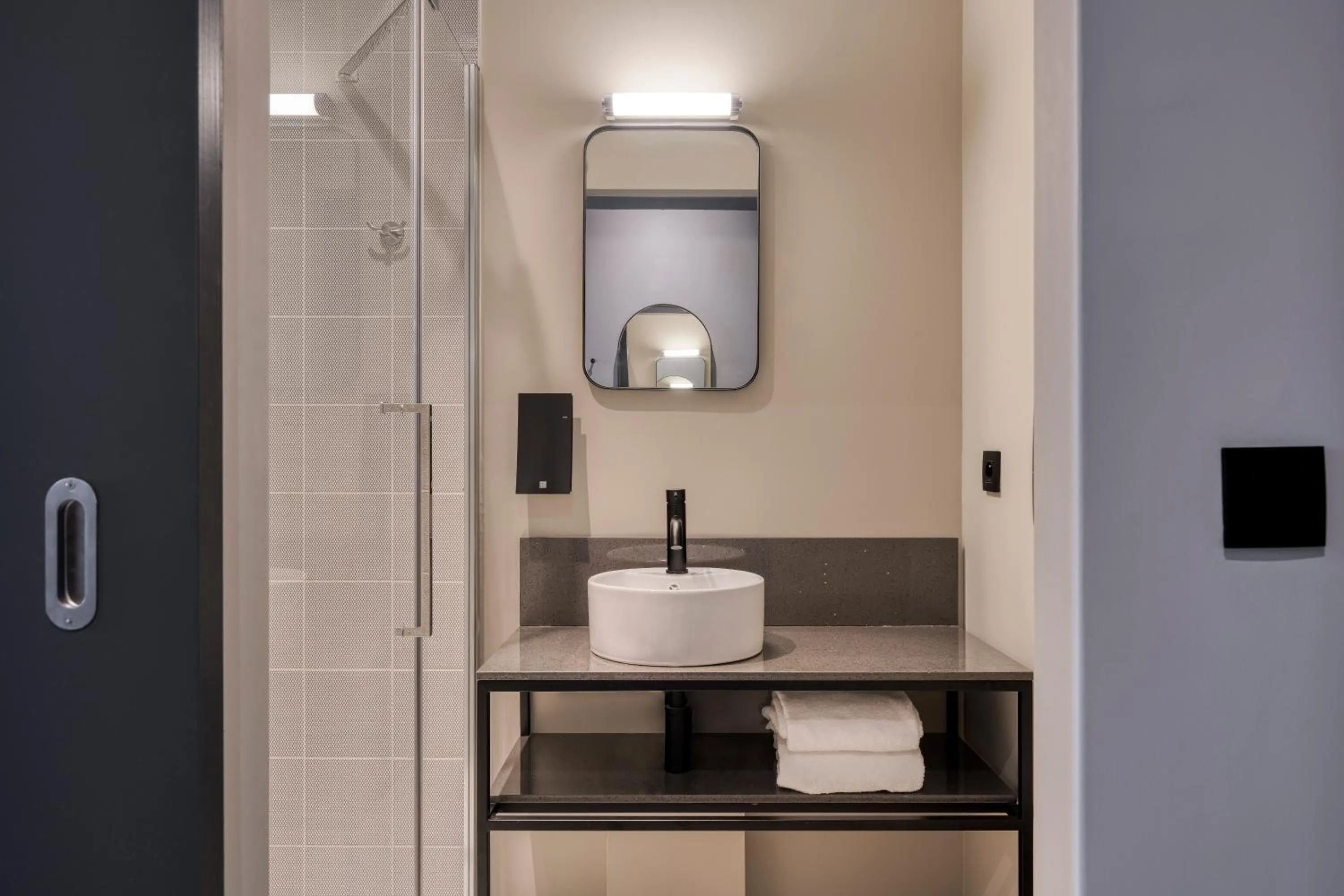 Shower in Citybox Antwerp City Center