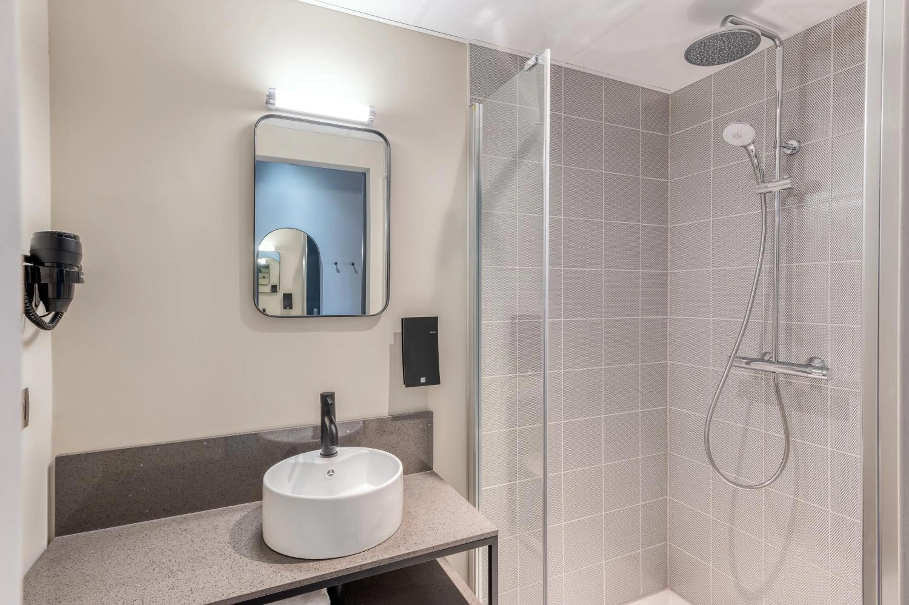 Shower in Citybox Antwerp City Center